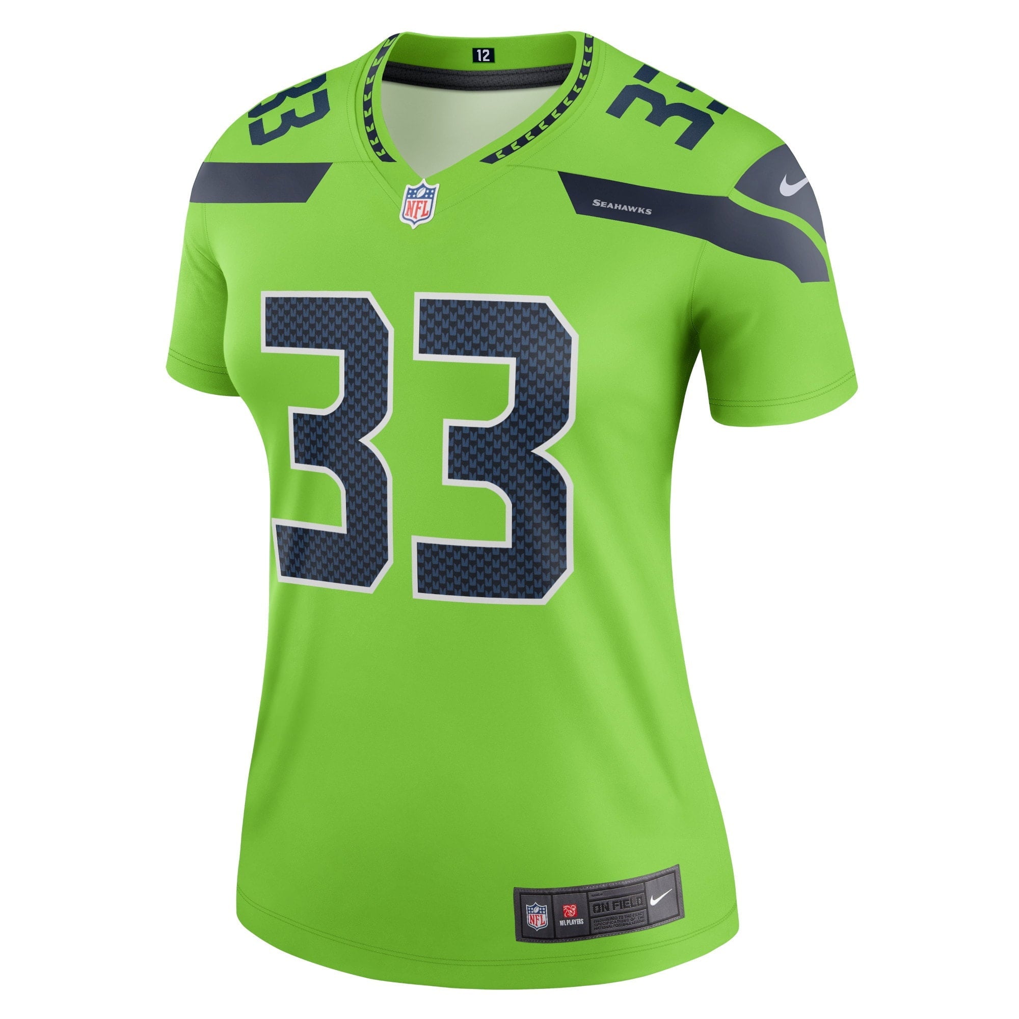 Women's Nike Jamal Adams Neon Green Seattle Seahawks Legend Jersey - PersonalJerseys