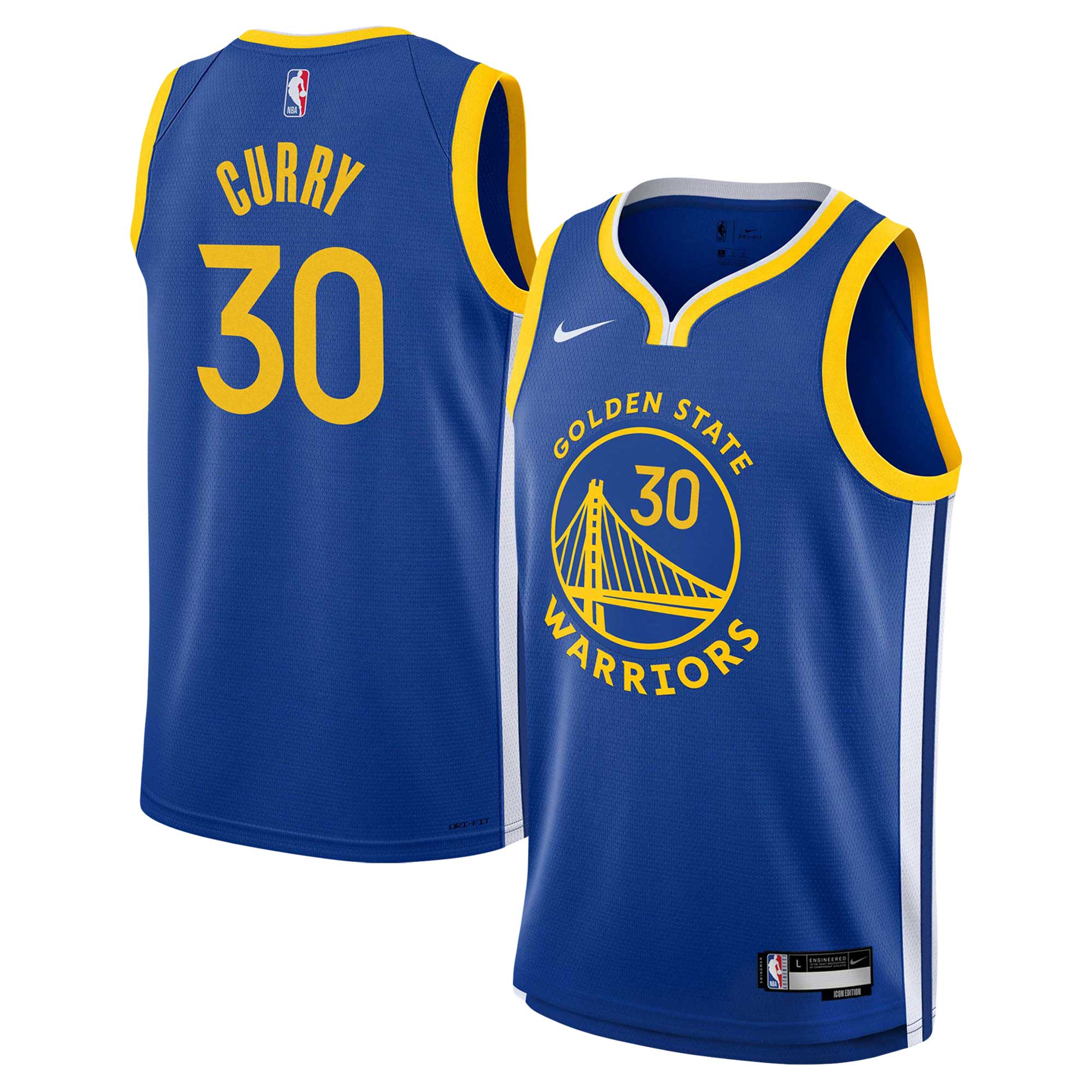 Stephen Curry Golden State Warriors Nike Youth Swingman Jersey - Icon Edition - Royal - PersonalJerseys