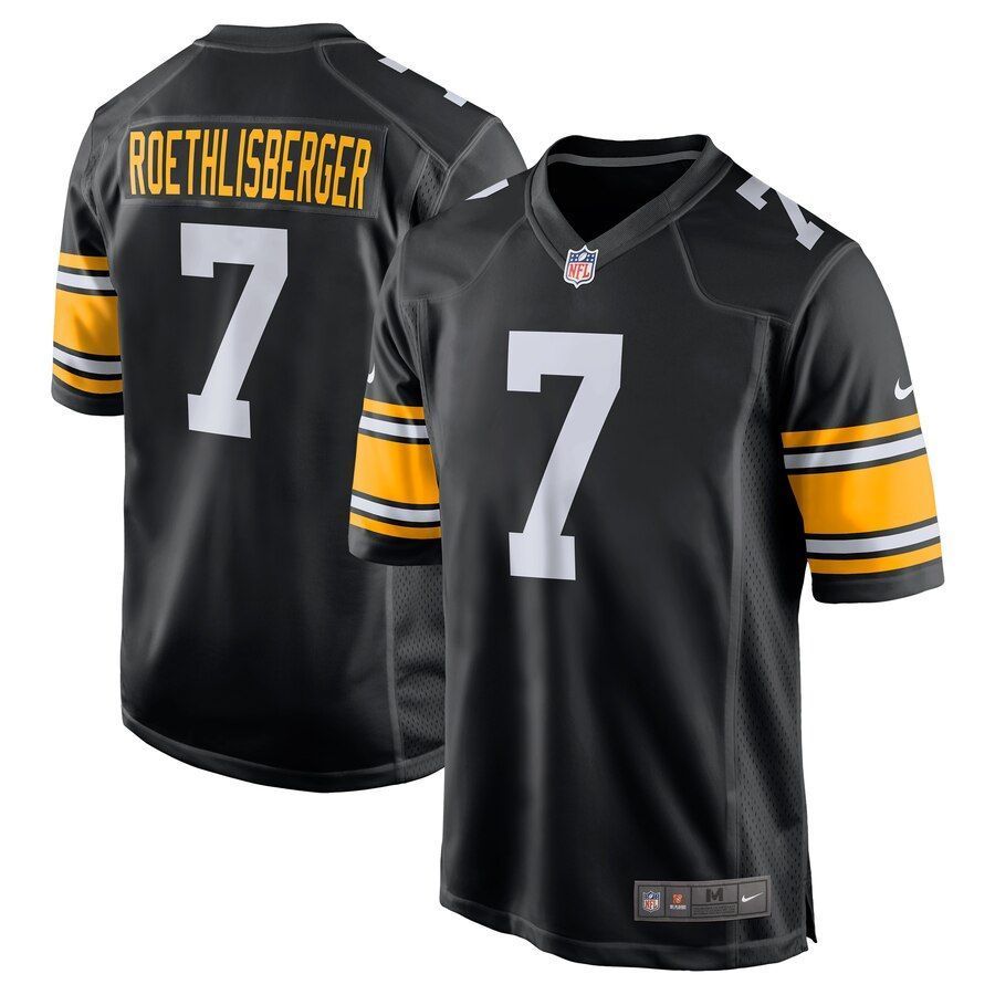 Ben Roethlisberger Pittsburgh Steelers Alternate Game Jersey - Black - Friend Lounge Store - Shop for All Things Jerseys Sports - PersonalJerseys