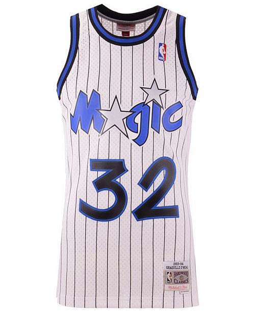 Men's Shaquille O'Neal Orlando Magic 1993-94 White Swingman Replica Jersey By Mitchell & Ness - Sports Wear Jersey - PersonalJerseys