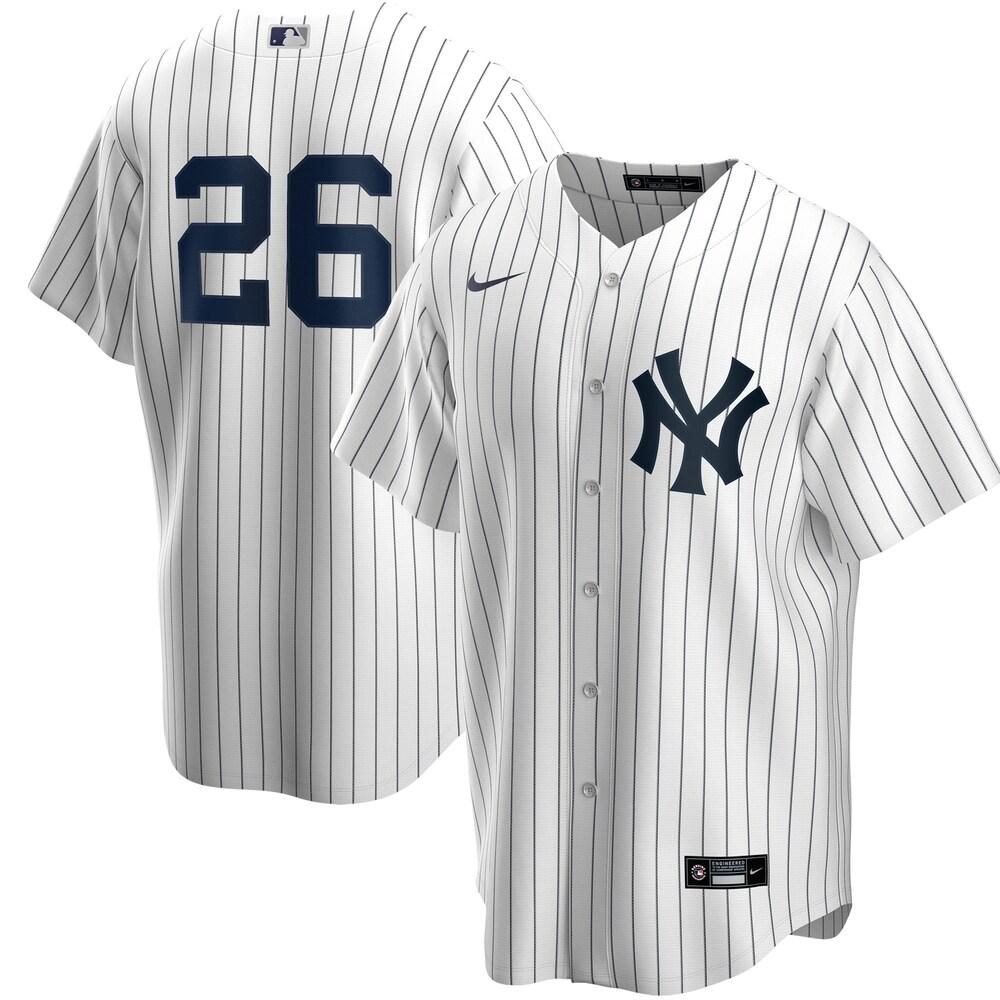 Mens New York Yankees DJ LeMahieu Cool Base Replica Jersey White - PersonalJerseys