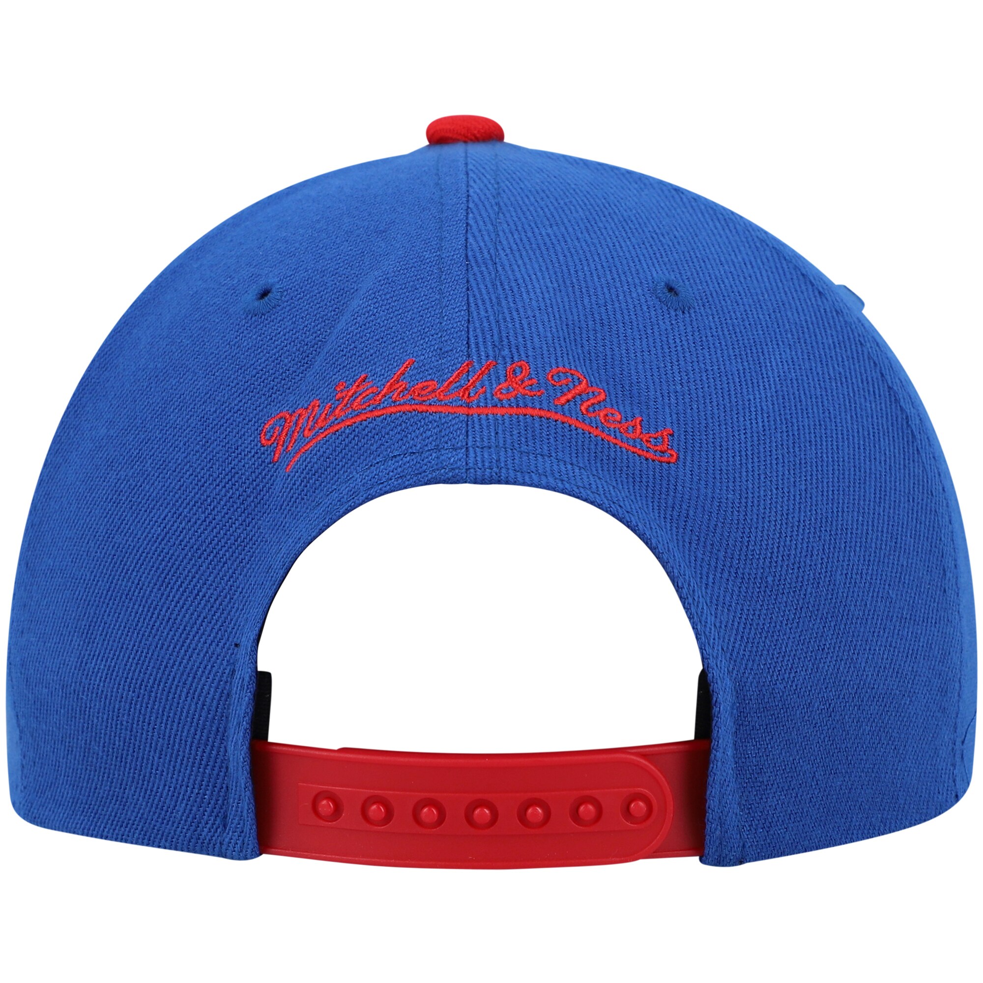 Philadelphia 76ers Mitchell & Ness Hardwood Classics Core Side Snapback Hat - Royal/Red - PersonalJerseys