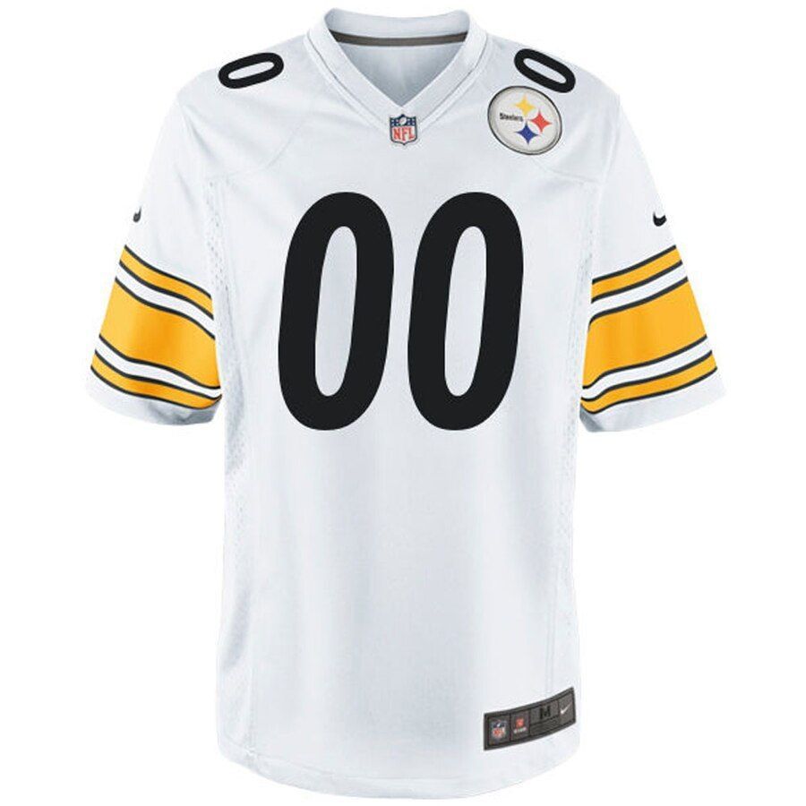 Men's Pittsburgh Steelers Customized Game White Jersey - Friend Lounge Store - Shop for All Things Jerseys Sports - PersonalJerseys