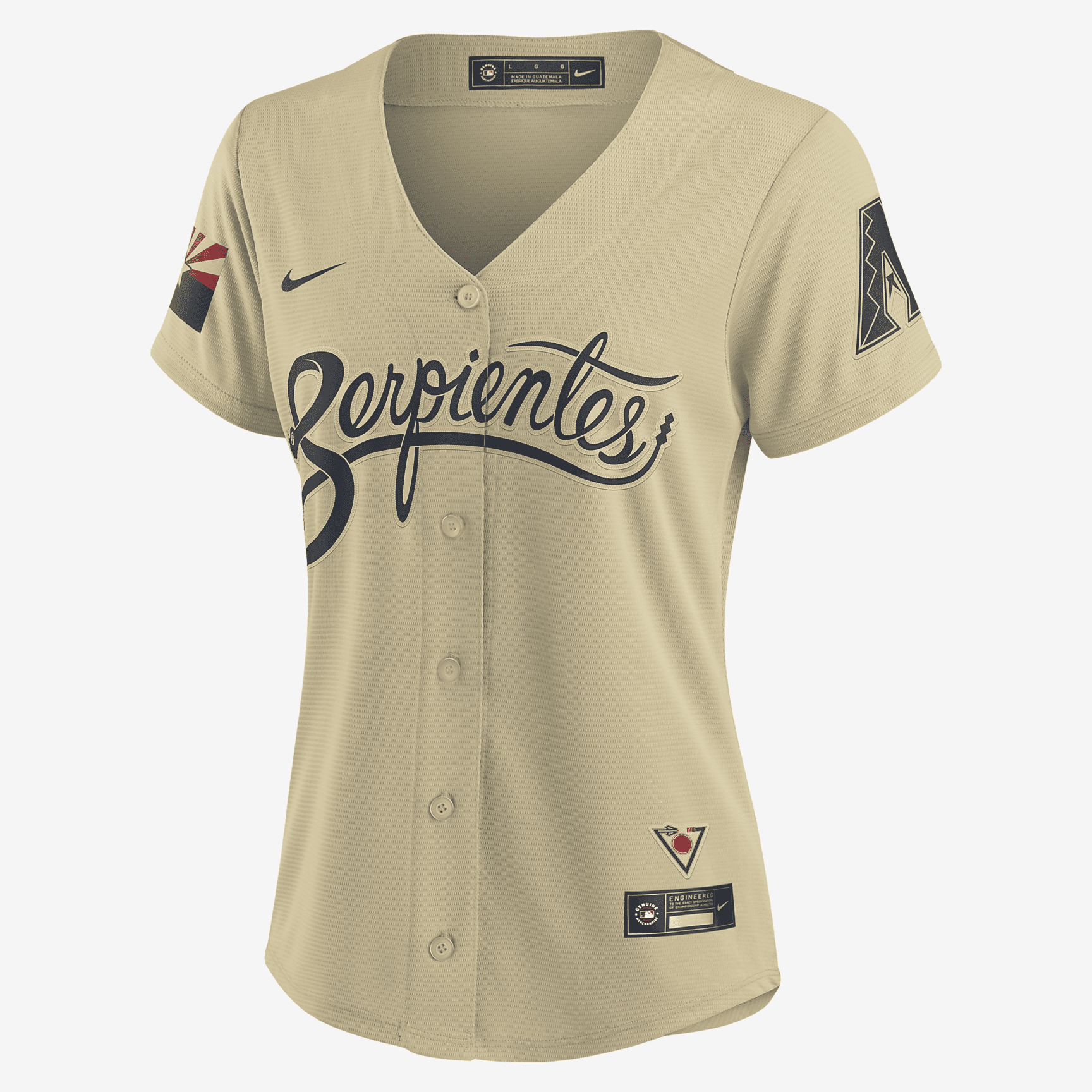 MLB Arizona Diamondbacks City Connect Women's Replica Baseball Jersey - Gold - PersonalJerseys