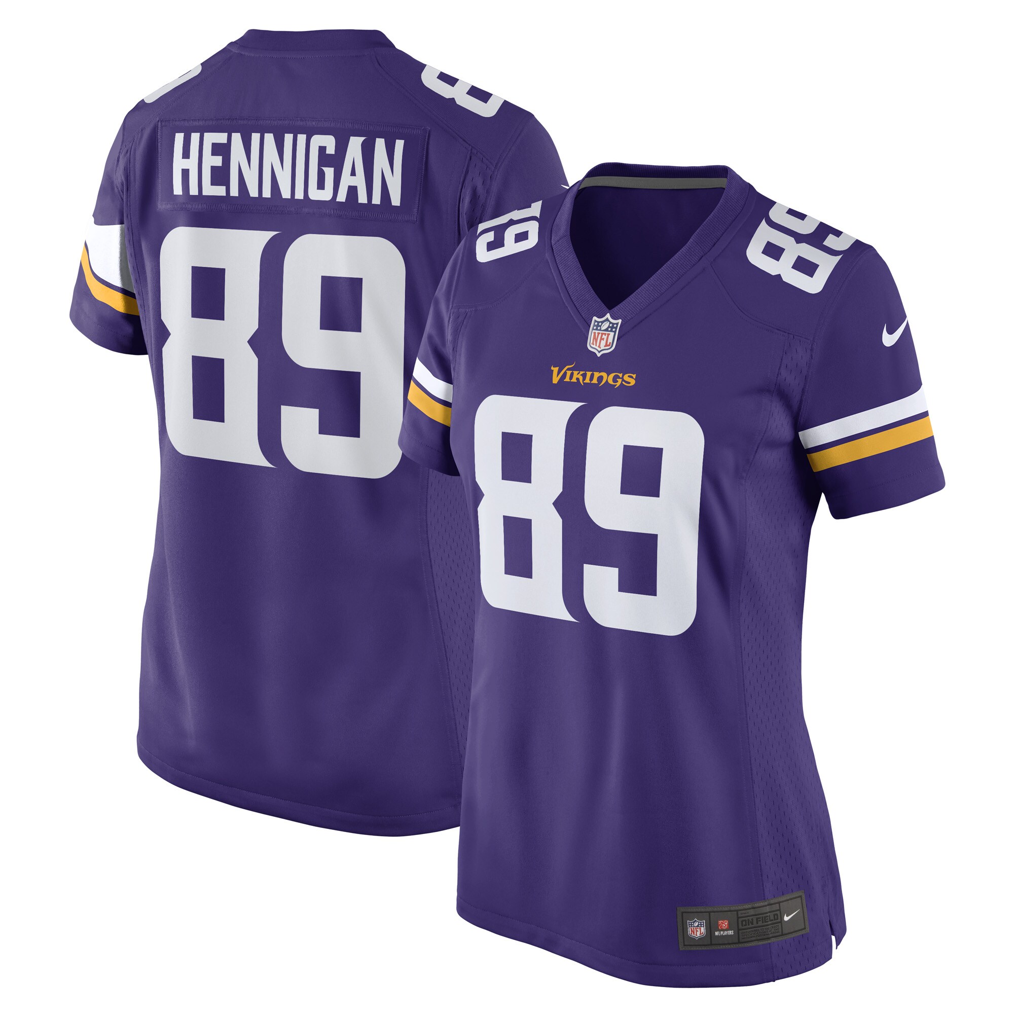 Minnesota Vikings Thomas Hennigan Purple Game Player Jersey for Youth Women Men - Friend Lounge Store - Shop for All Things Jerseys Sports - PersonalJerseys