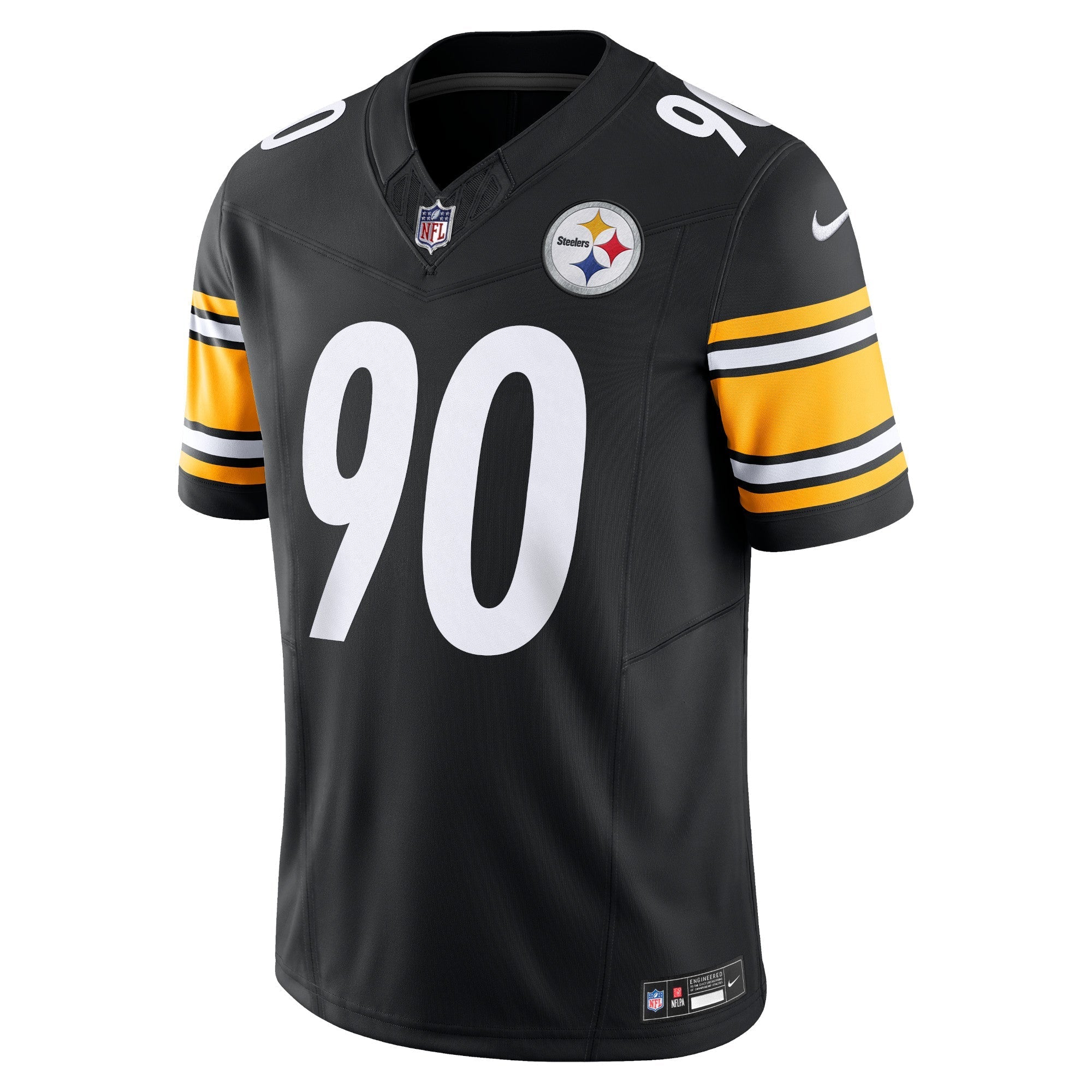 Men's Nike T.J. Watt Black Pittsburgh Steelers Vapor F.U.S.E. Limited Jersey - PersonalJerseys