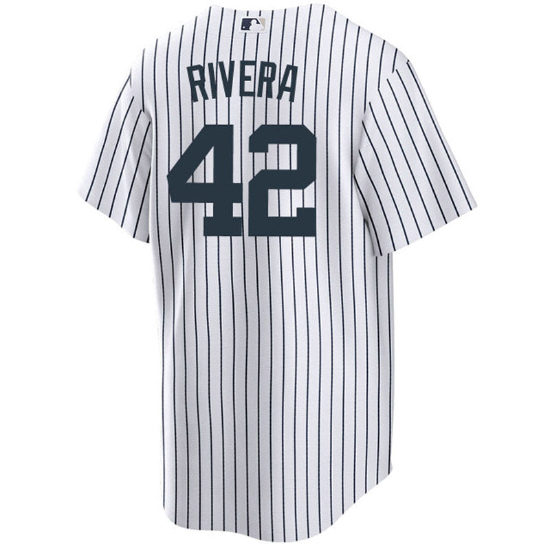 Men's New York Yankees Mariano Rivera Replica Player Name Home Jersey - White - PersonalJerseys