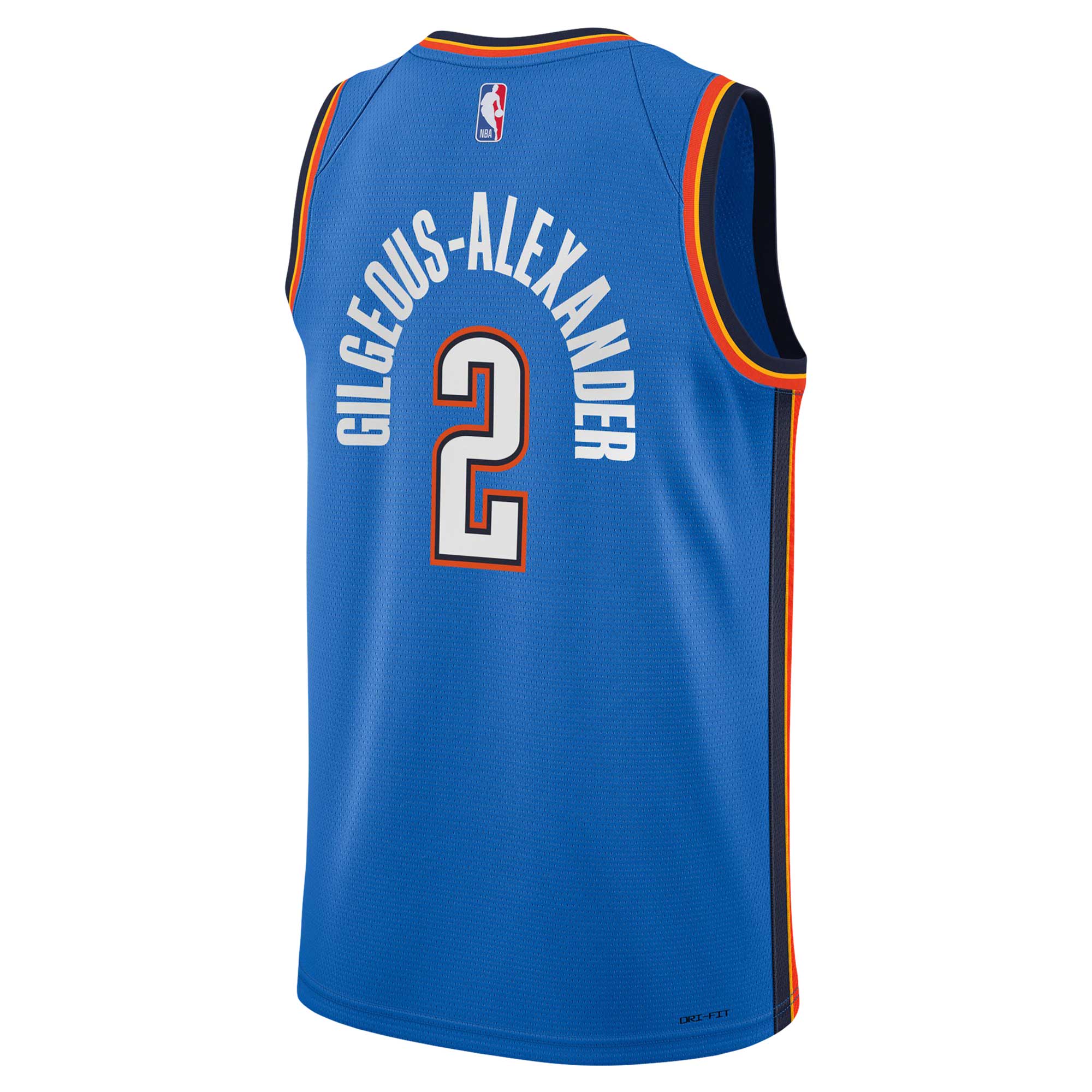 Shai Gilgeous-Alexander Oklahoma City Thunder Nike Youth Swingman Jersey - Icon Edition - Blue - PersonalJerseys
