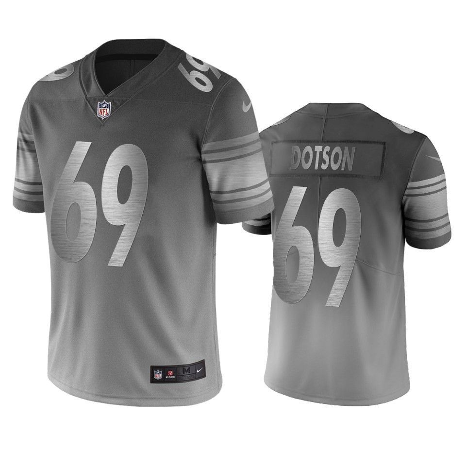 Pittsburgh Steelers Kevin Dotson Silver Gray City Edition Vapor Limited Jersey - Friend Lounge Store - Shop for All Things Jerseys Sports - PersonalJerseys