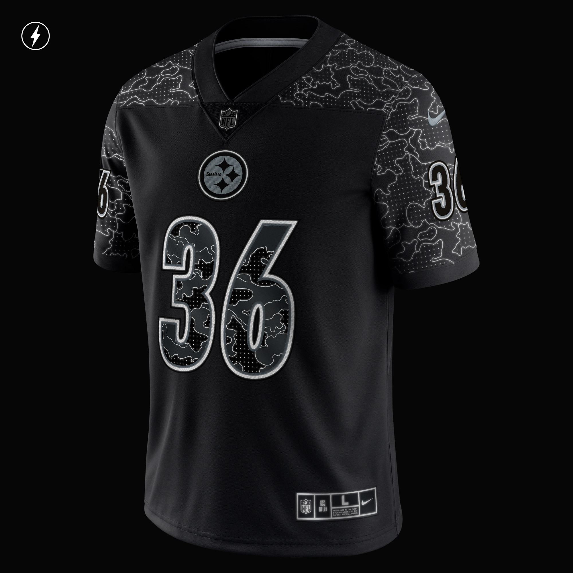 Jerome Bettis Pittsburgh Steelers Nike Retired Player RFLCTV Limited Jersey - Black - PersonalJerseys