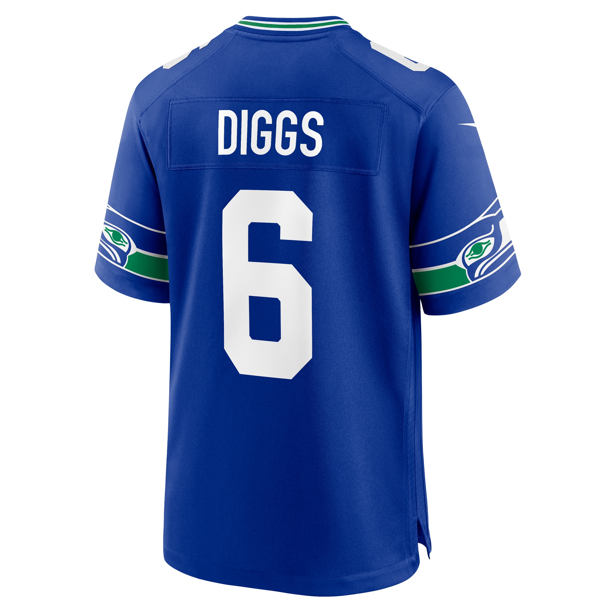 Quandre Diggs Seattle Seahawks Nike Throwback Player Game Jersey - Royal - PersonalJerseys