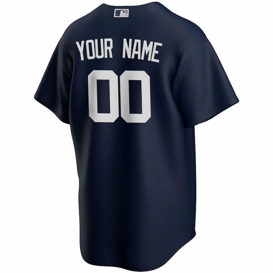 New York Yankees Alternate 2020 Custom Jersey – Navy - Friend Lounge Store - Shop for All Things Jerseys Sports - PersonalJerseys
