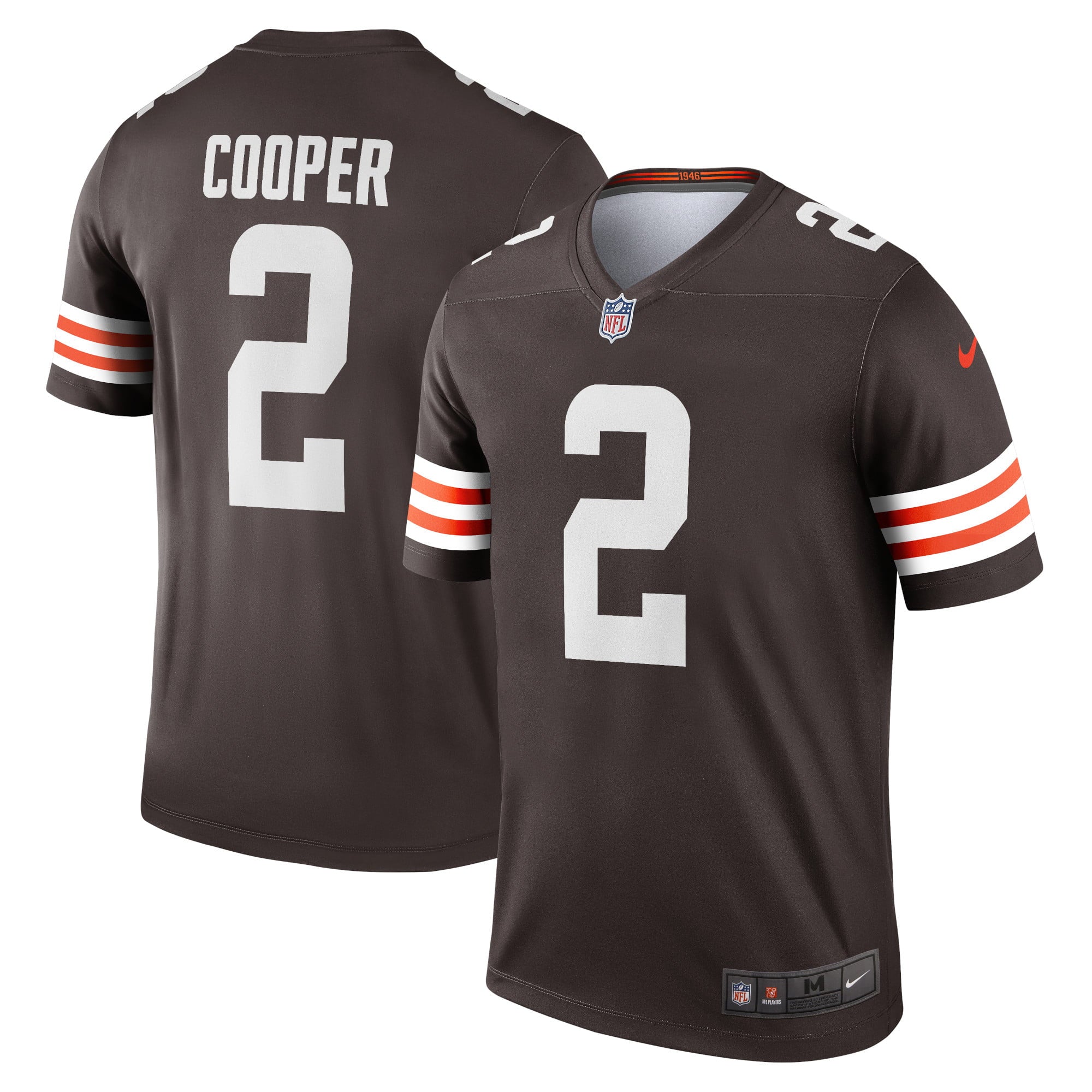 Men's Nike Amari Cooper Brown Cleveland Browns Legend Jersey - PersonalJerseys