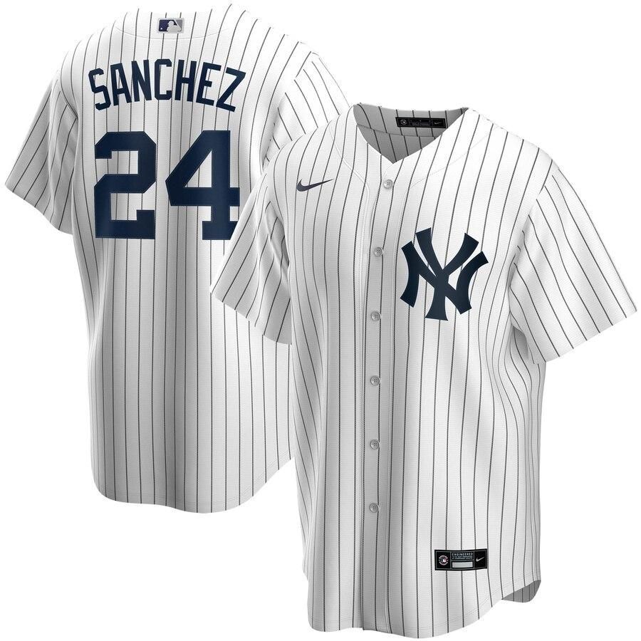 Gary Sanchez New York Yankees Home 2020 Player Name Jersey – White - Friend Lounge Store - Shop for All Things Jerseys Sports - PersonalJerseys