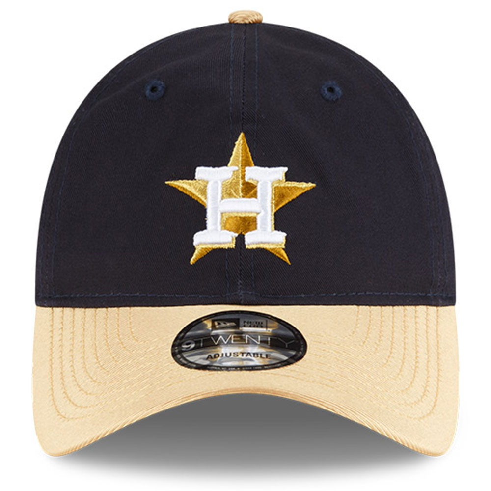 Houston Astros New Era 2023 Gold Collection 9TWENTY Adjustable Hat - Navy - PersonalJerseys
