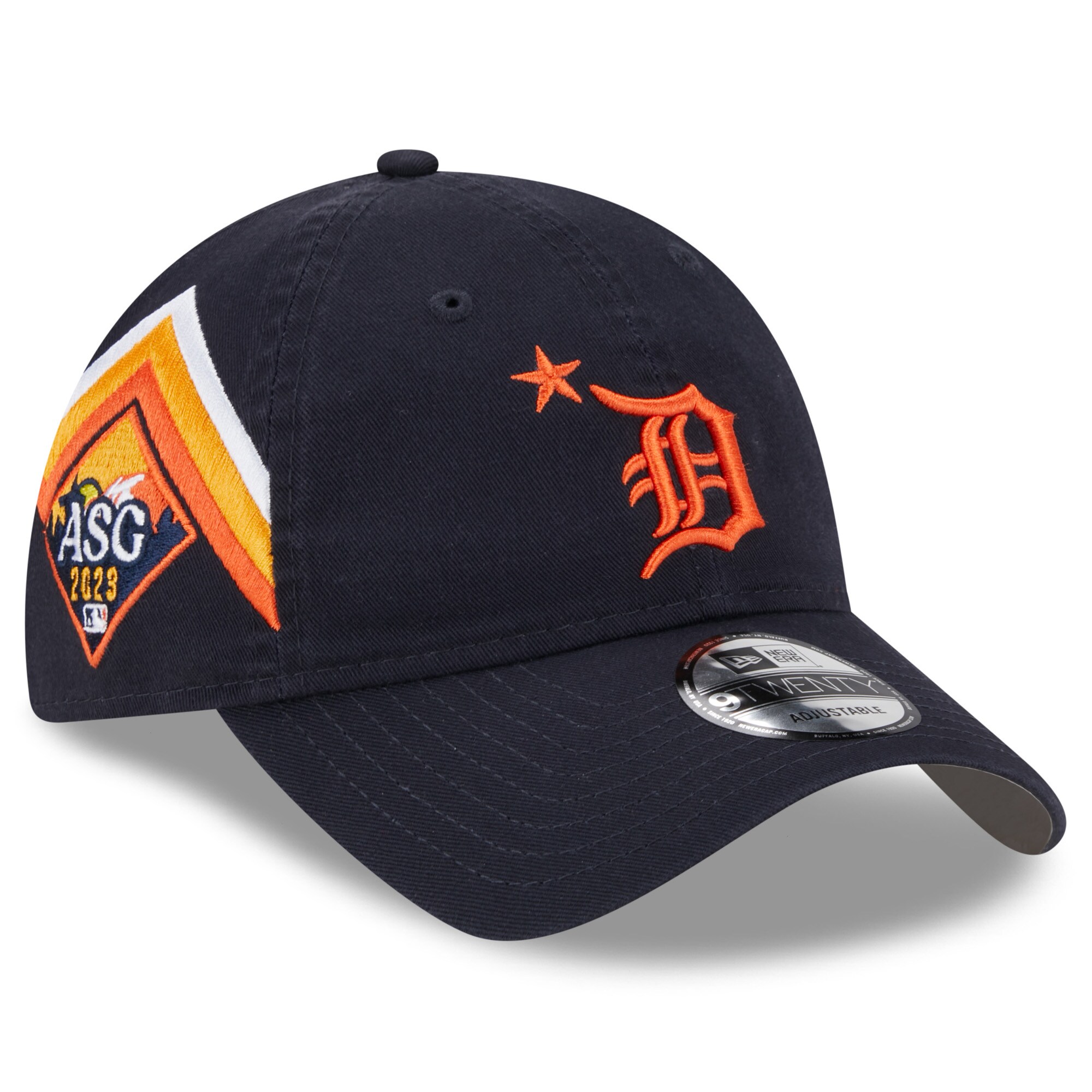 Detroit Tigers New Era 2023 MLB All-Star Game Workout 9TWENTY Adjustable Hat - Navy - PersonalJerseys