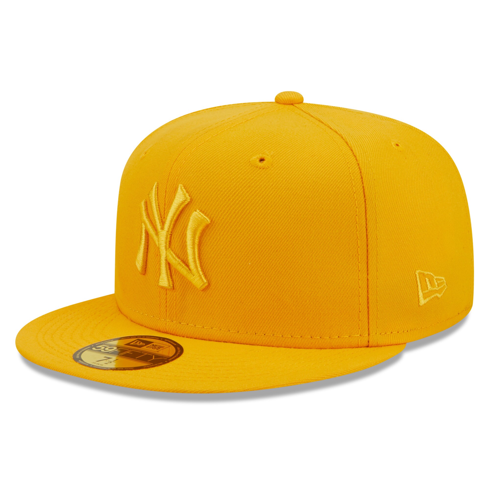 New York Yankees New Era Tonal 59FIFTY Fitted Hat - Gold - PersonalJerseys