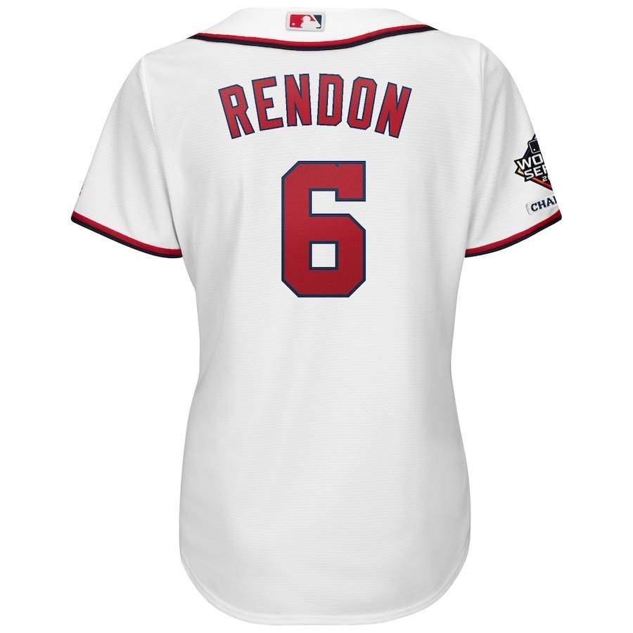 Anthony Rendon Washington Nationals Majestic Women's 2019 World Series Champions Home Official Cool Base Bar Patch Player Jersey - White - Friend Lounge Store - Shop for All Things Jerseys Sports - PersonalJerseys