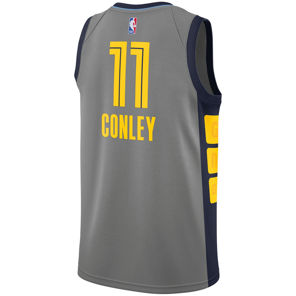 Men's Memphis Grizzlies Mike Conley City Edition Jersey - Gray - Sports Wear Jersey - PersonalJerseys