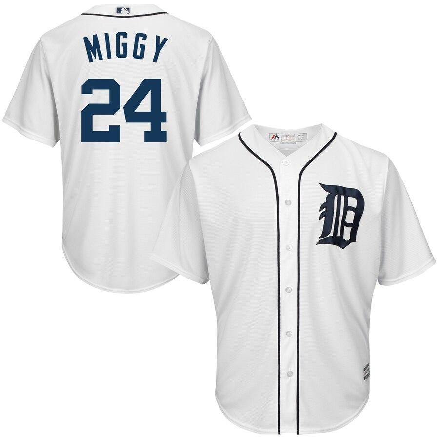 Miguel Cabrera Detroit Tigers Majestic Nickname Cool Base Player Jersey - White - Friend Lounge Store - Shop for All Things Jerseys Sports - PersonalJerseys