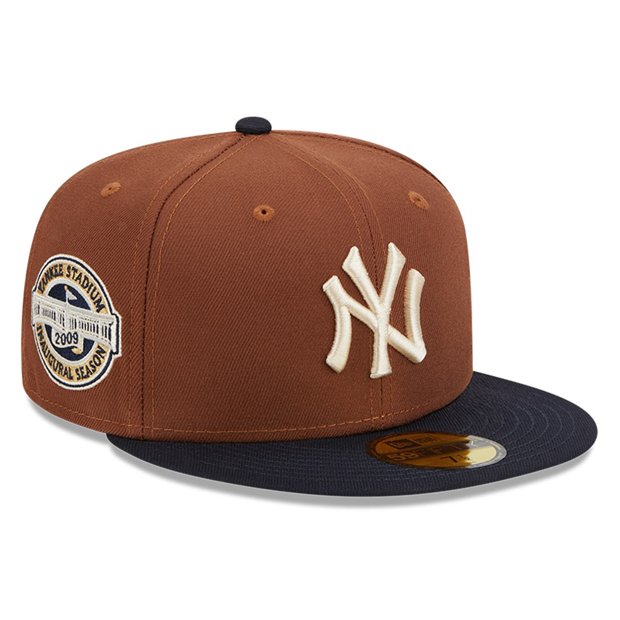 New York Yankees New Era Harvest Yankee Stadium Inaugural Season 59FIFTY Fitted Hat - Brown - PersonalJerseys