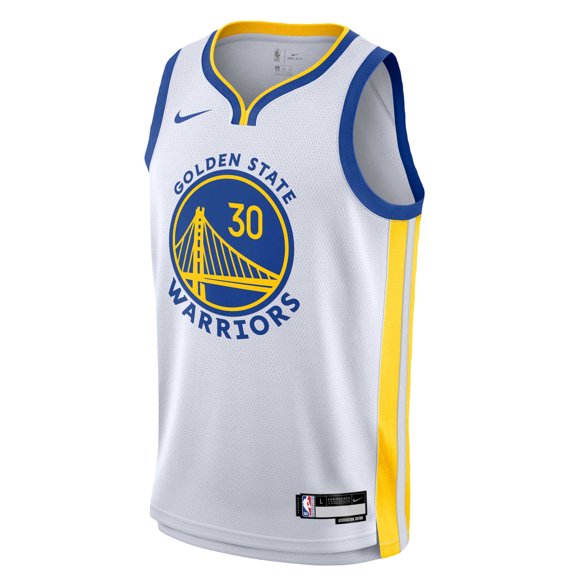 Stephen Curry Golden State Warriors Nike Youth Swingman Jersey - Association Edition - White - PersonalJerseys