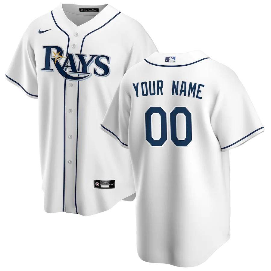 Tampa Bay Rays Home 2020 Custom Jersey – White - Friend Lounge Store - Shop for All Things Jerseys Sports - PersonalJerseys