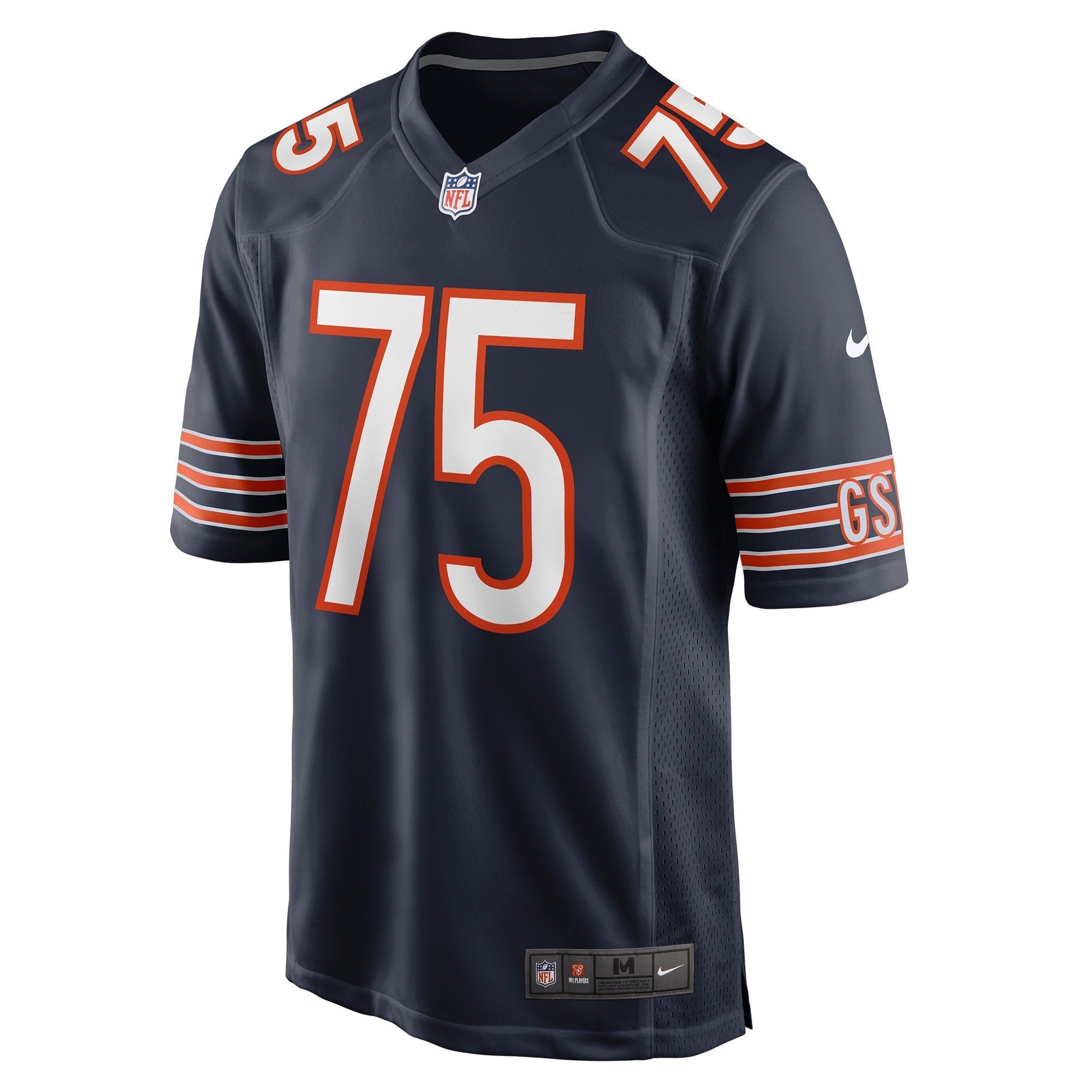 Men's Nike Larry Borom Navy Chicago Bears Game Jersey - PersonalJerseys