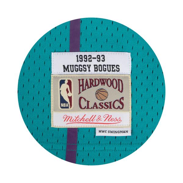 Men?ˉs Muggsy Bogues Charlotte Hornets 1992-93 Swingman Replica Jersey By Mitchell & Ness - PersonalJerseys