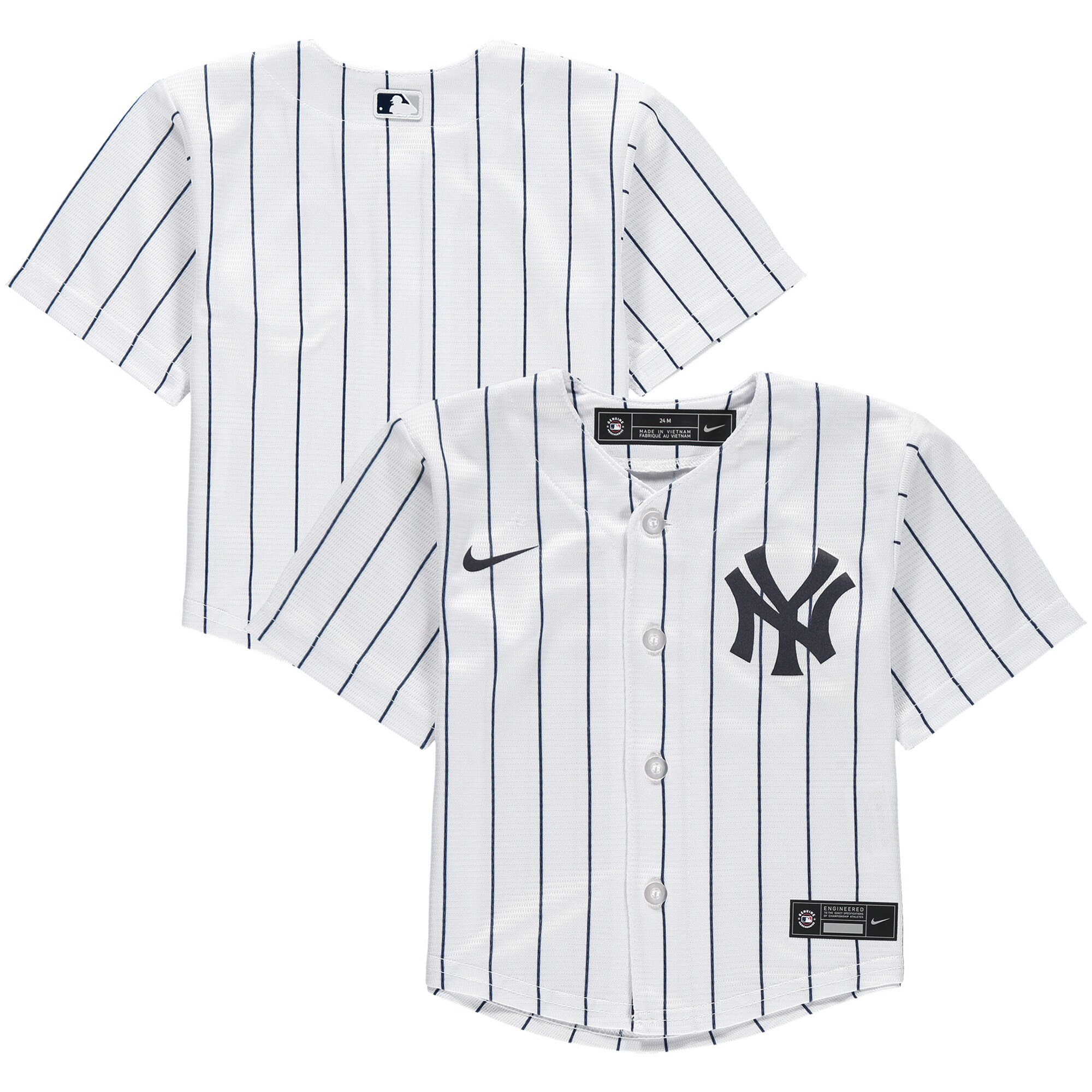 New York Yankees Nike Infant Home Replica Team Jersey - White - PersonalJerseys