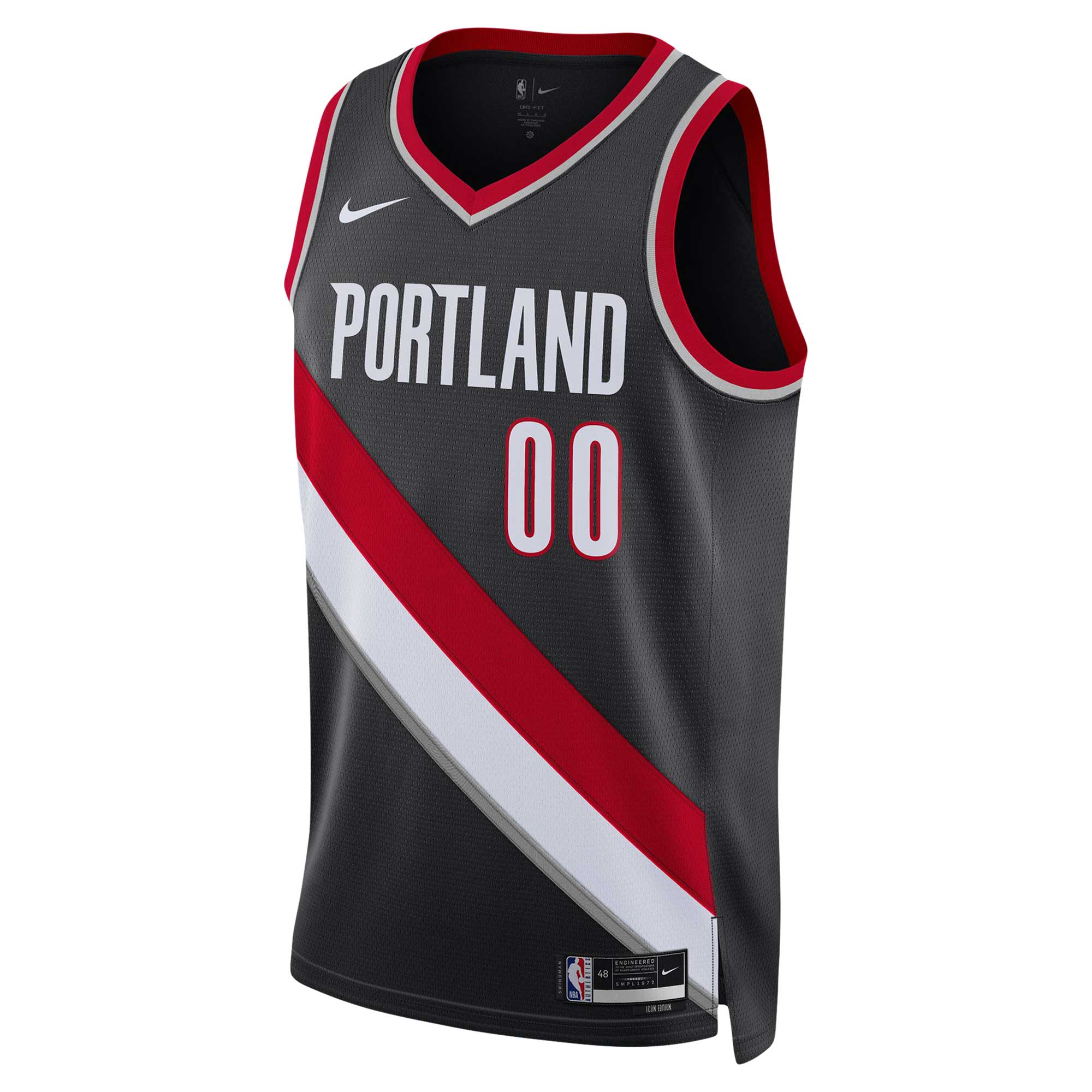 Scoot Henderson Portland Trail Blazers Nike Unisex 2023 NBA Draft Swingman Jersey - Icon Edition - Black - PersonalJerseys