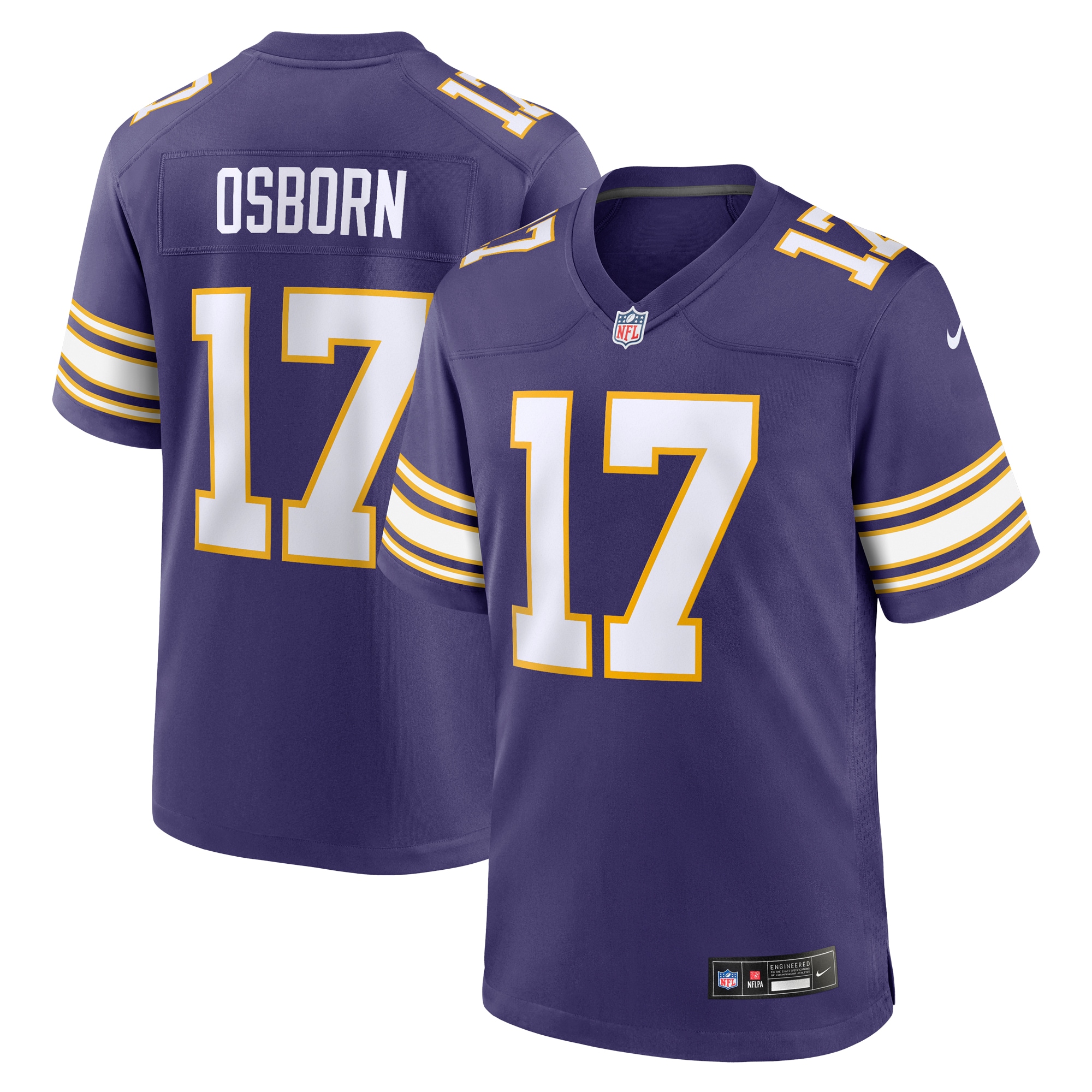K.J. Osborn Minnesota Vikings Nike Classic Player Game Jersey - Purple - PersonalJerseys