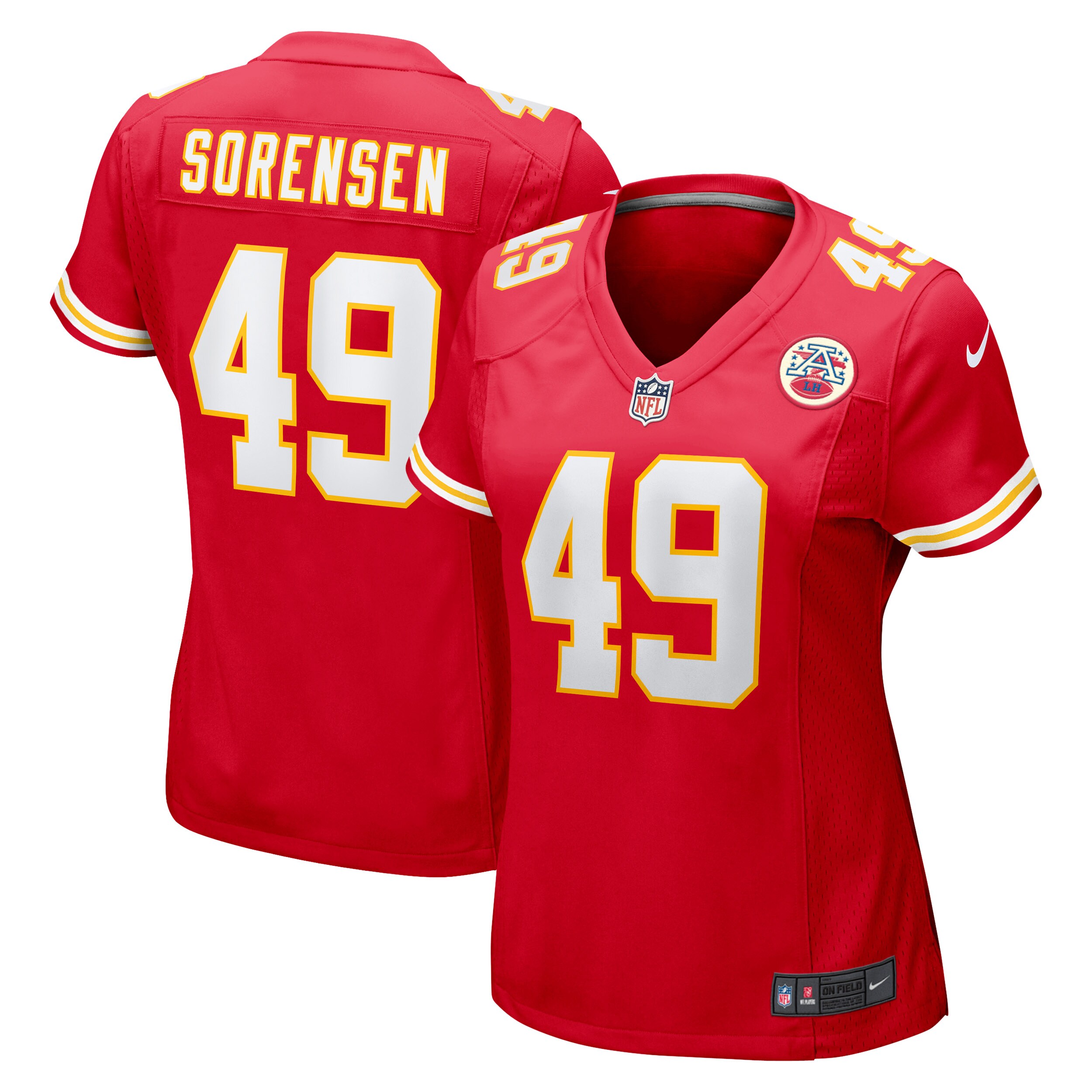 Daniel Sorensen Kansas City Chiefs Nike Women's Game Jersey - Red - PersonalJerseys