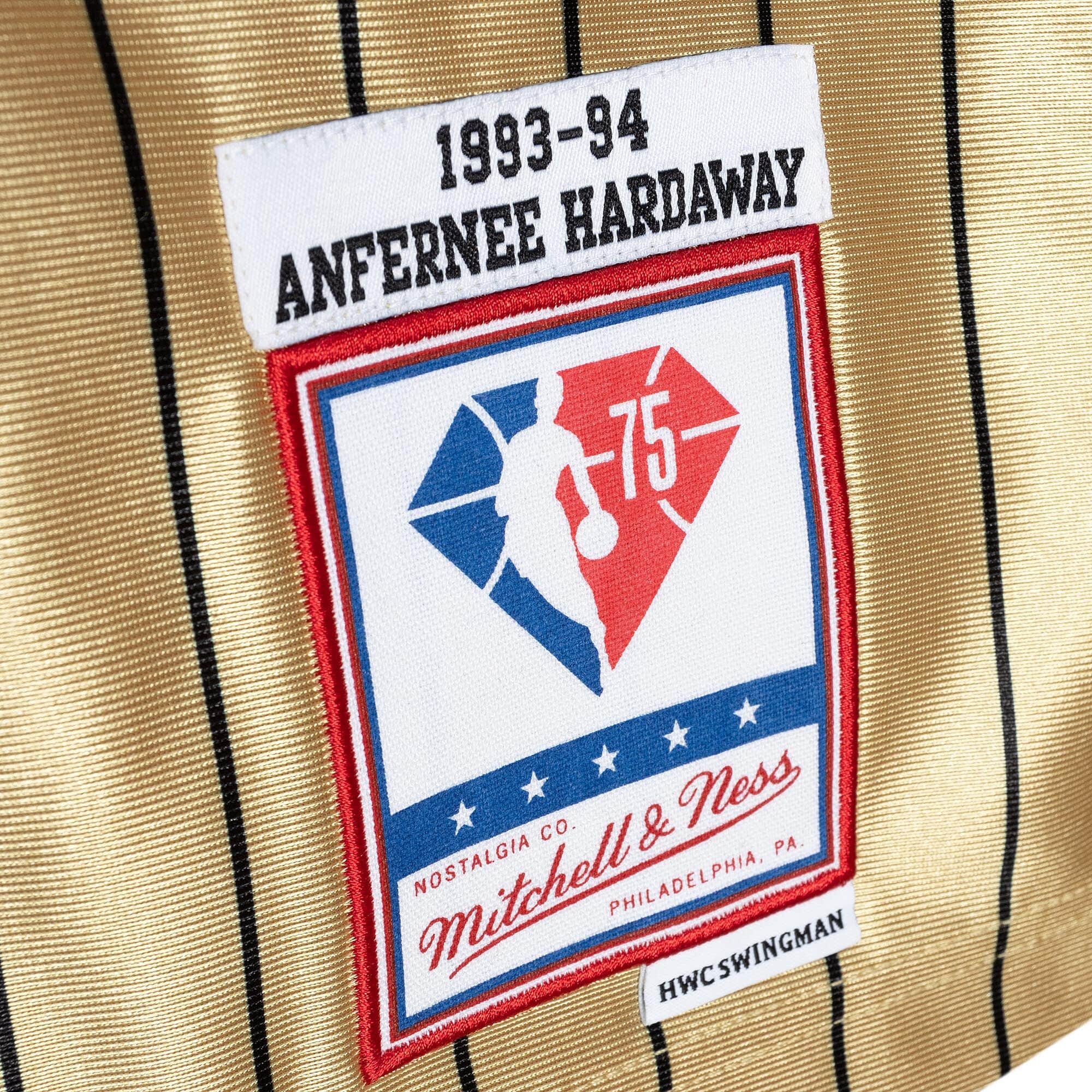 75th Anniversary Gold Swingman Penny Hardaway Orlando Magic 1993-94 Jersey - PersonalJerseys