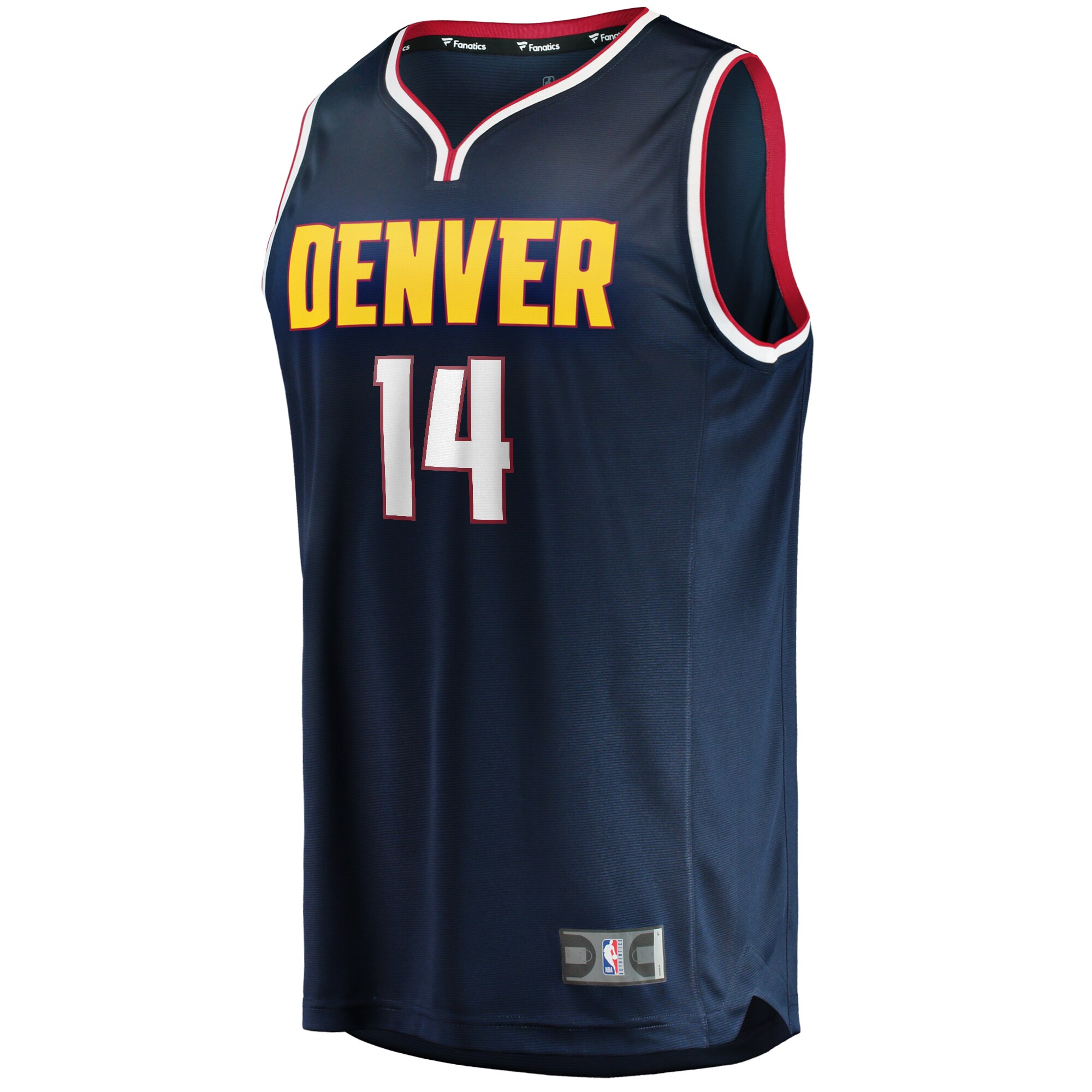 Ish Smith Denver Nuggets Fanatics Branded Fast Break Replica Jersey - Icon Edition - Navy - PersonalJerseys