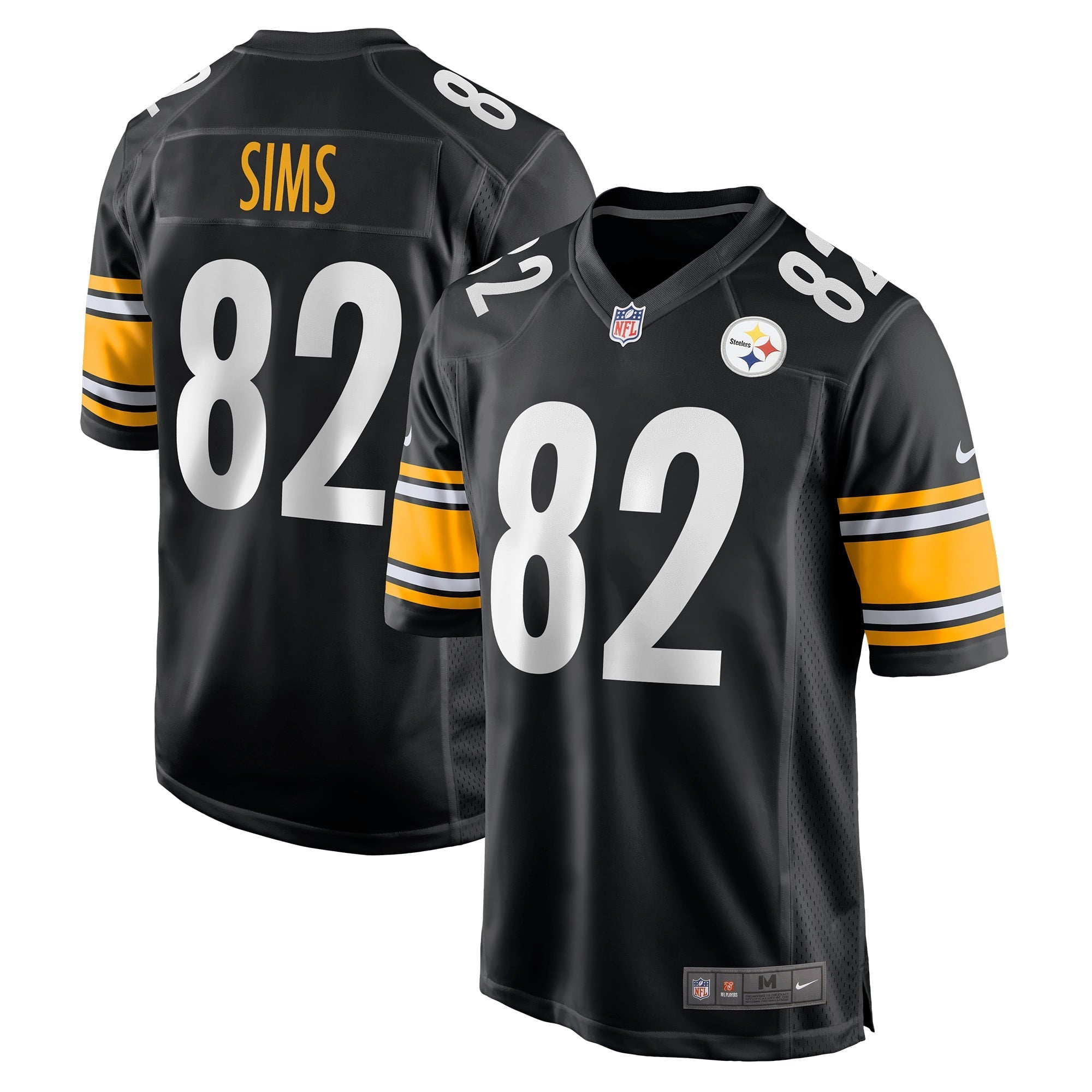 Men's Nike Steven Sims Black Pittsburgh Steelers Game Jersey - PersonalJerseys