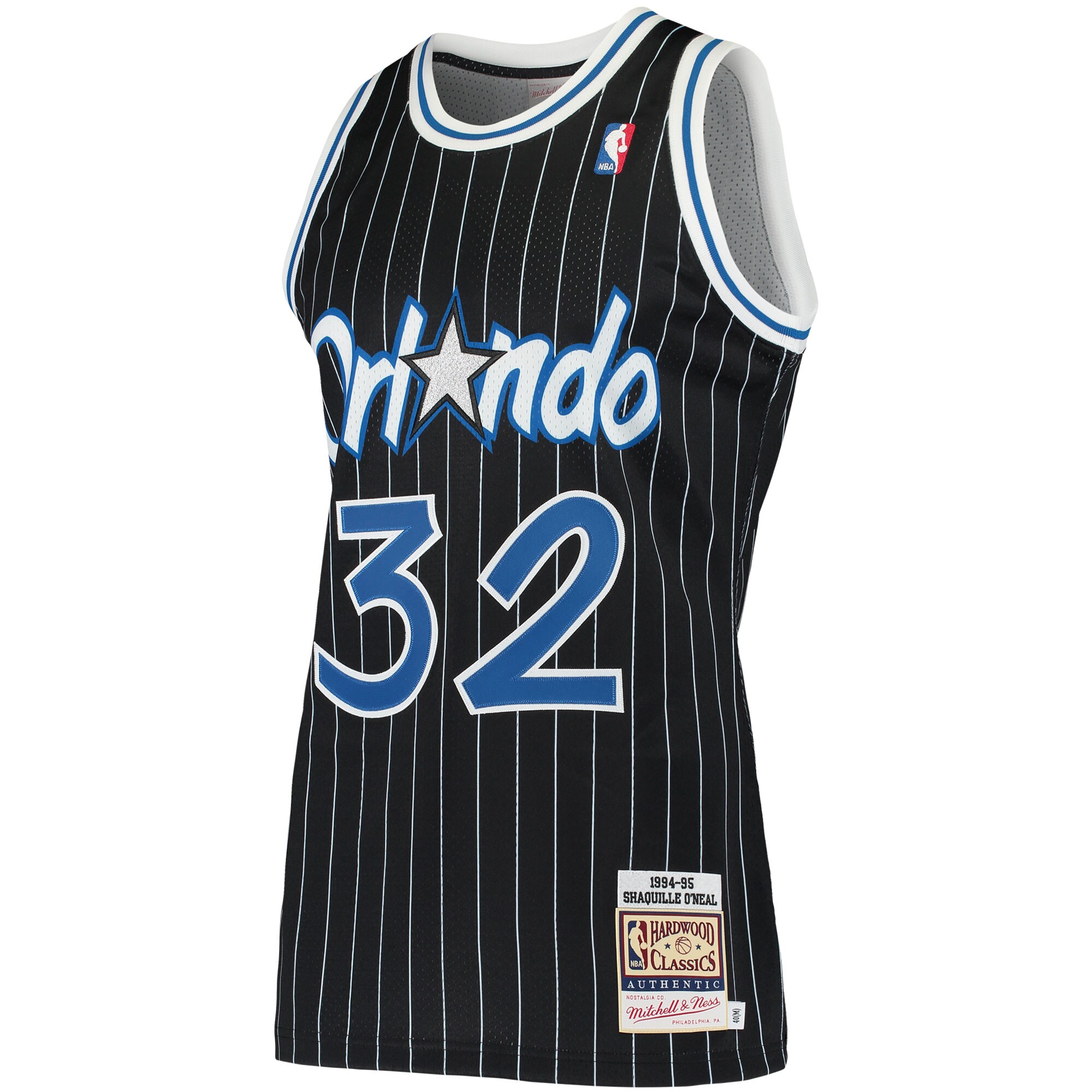 Shaquille O'Neal Orlando Magic Mitchell & Ness 1994 Hardwood Classics Authentic Jersey - Black - PersonalJerseys