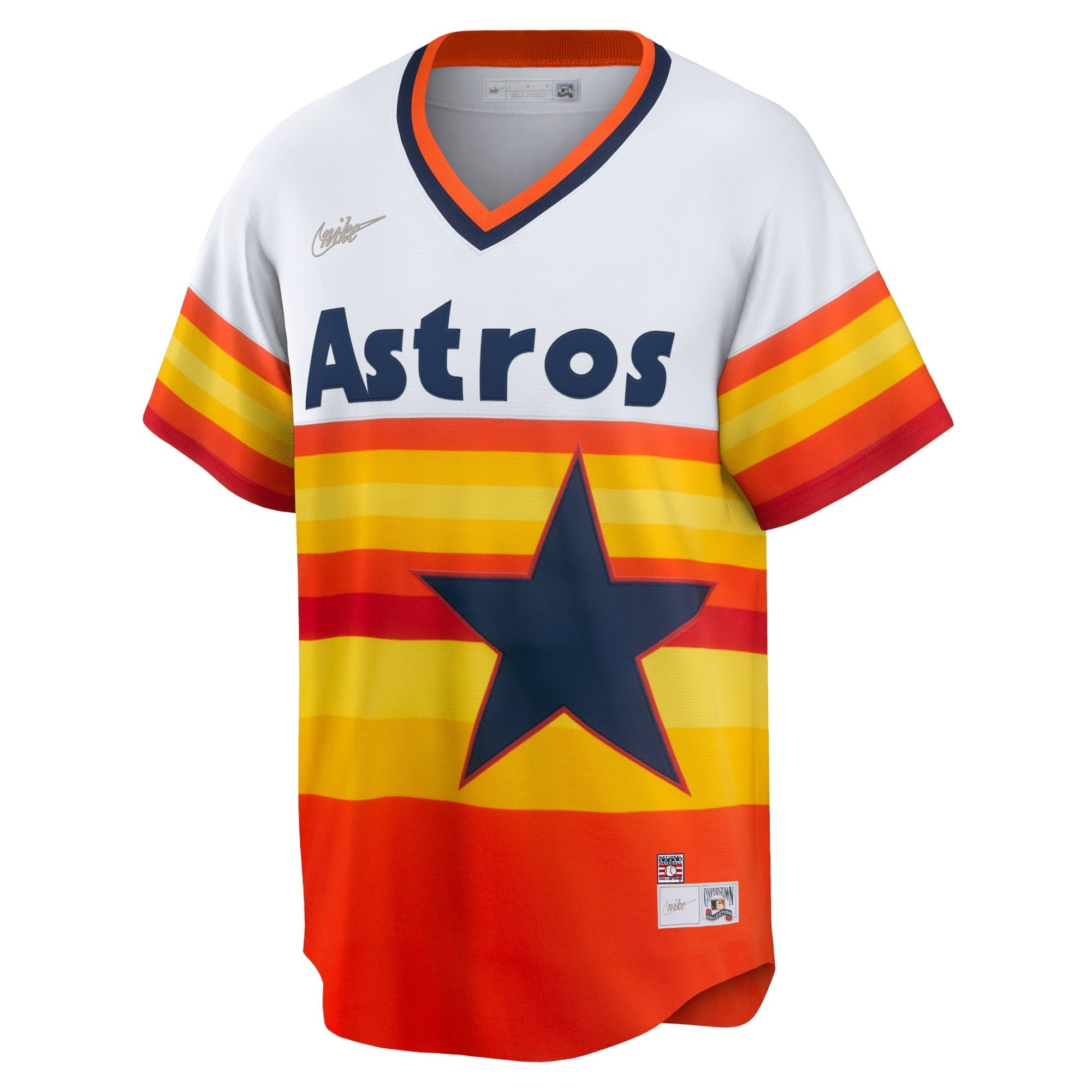 Men's Nike Nolan Ryan White Houston Astros Home Cooperstown Collection Player Jersey - PersonalJerseys