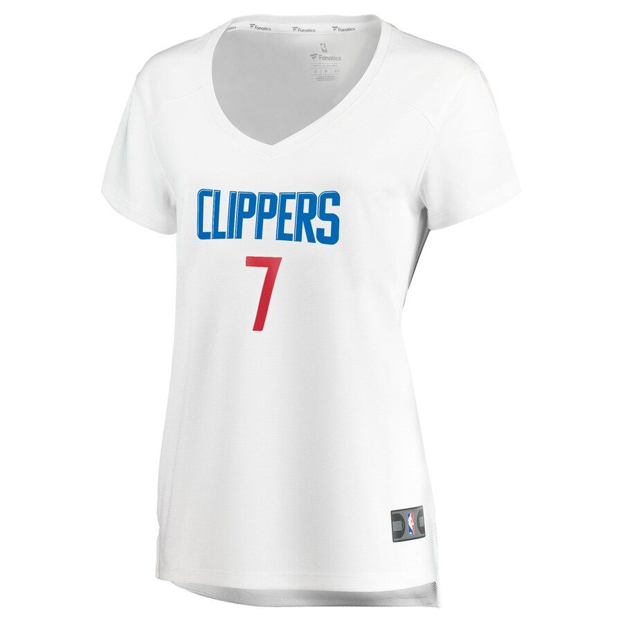 Amir Coffey LA Clippers Branded Women's Fast Break Jersey White - Association Edition - Friend Lounge Store - Shop for All Things Jerseys Sports - PersonalJerseys