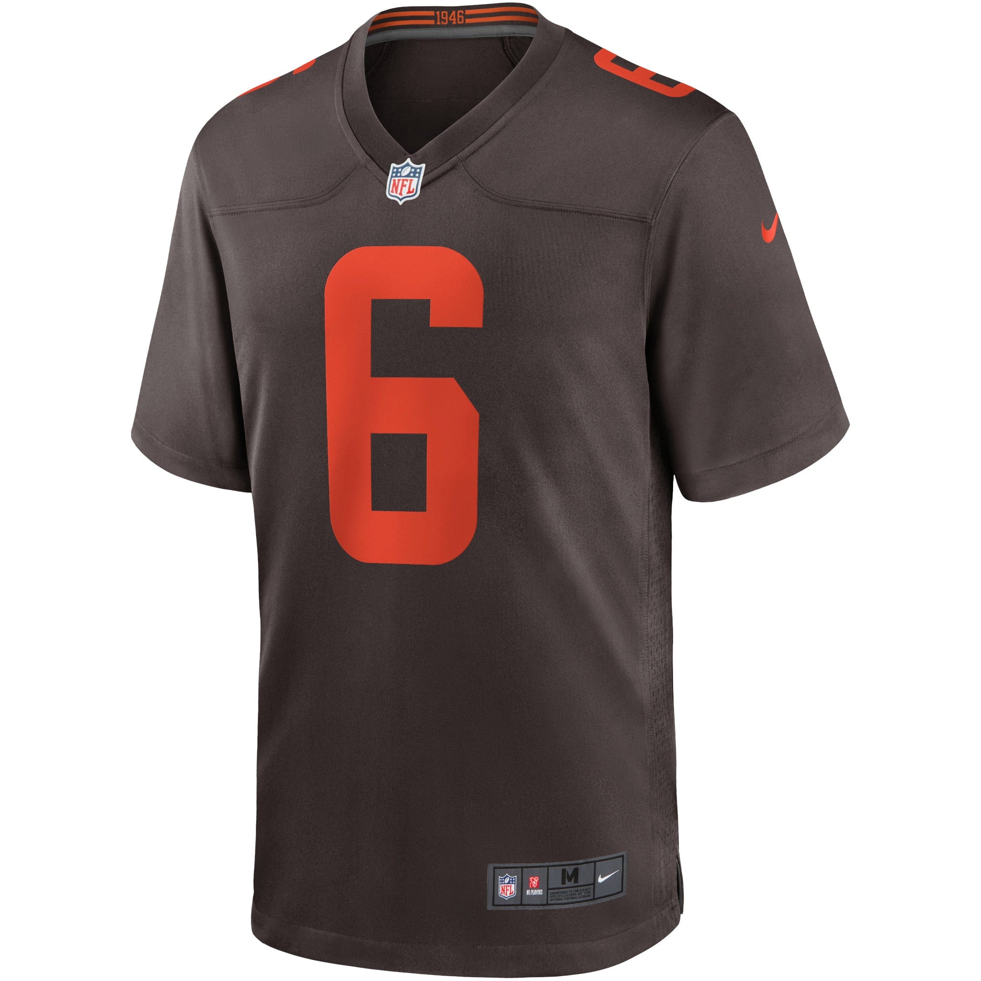 Men's Nike Baker Mayfield Brown Cleveland Browns Alternate Game Jersey - PersonalJerseys