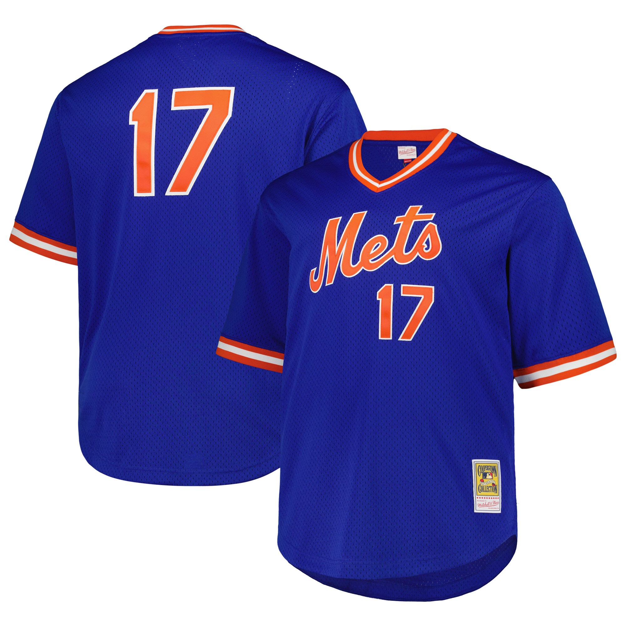 Keith Hernandez New York Mets Mitchell & Ness 1986 Cooperstown Collection Mesh Pullover Jersey - Royal - PersonalJerseys