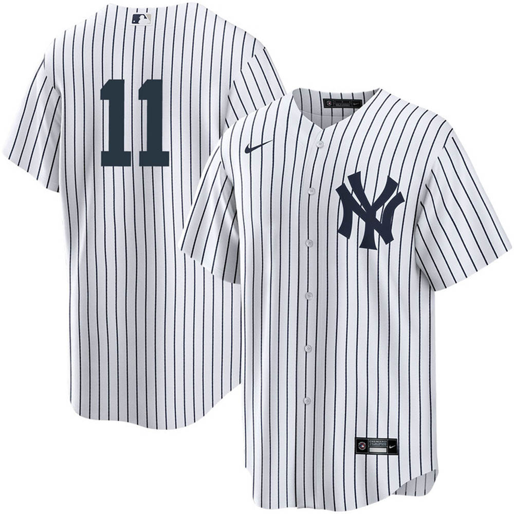 Youth New York Yankees Anthony Volpe Cool Base Replica Home Jersey - White - PersonalJerseys