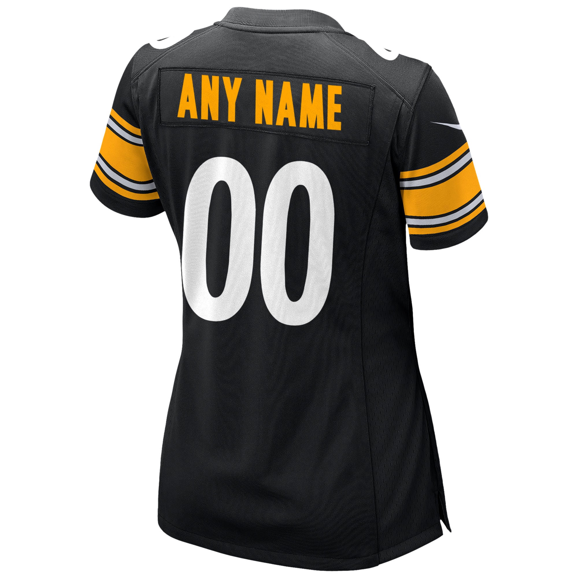Pittsburgh Steelers Nike Women's Custom Game Jersey - Black - PersonalJerseys