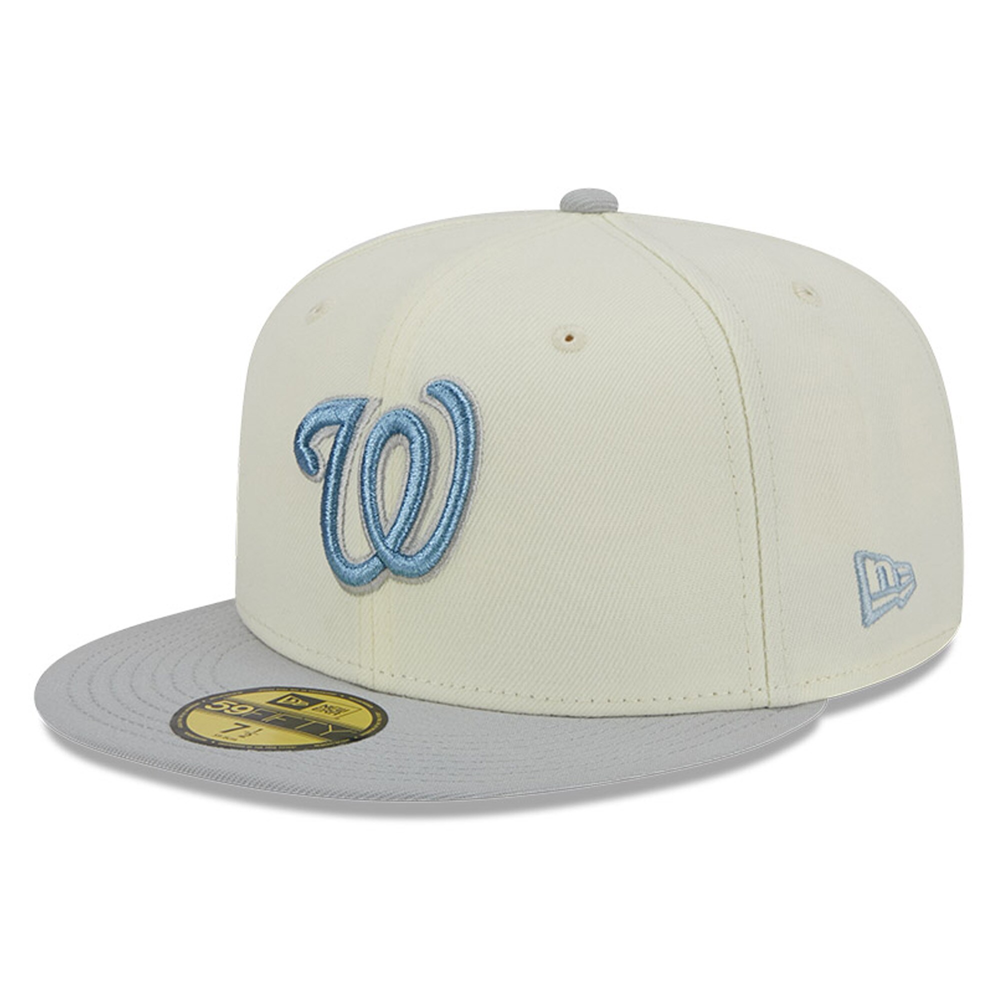 Washington Nationals New Era City Icon 59FIFTY Fitted Hat - White - PersonalJerseys