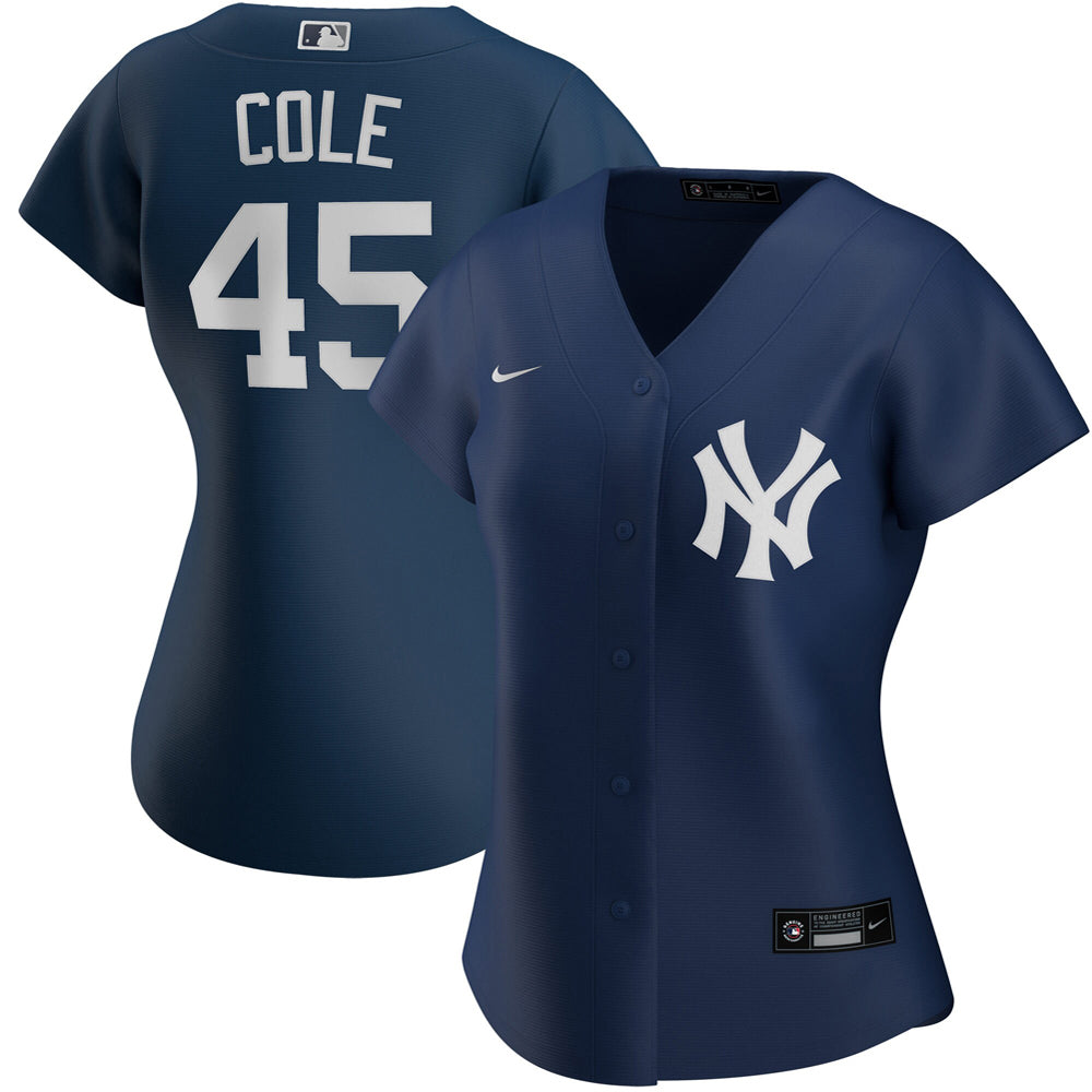 Women's New York Yankees Gerrit Cole Alternate Player Navy Jersey - Sports Wear Jersey - PersonalJerseys