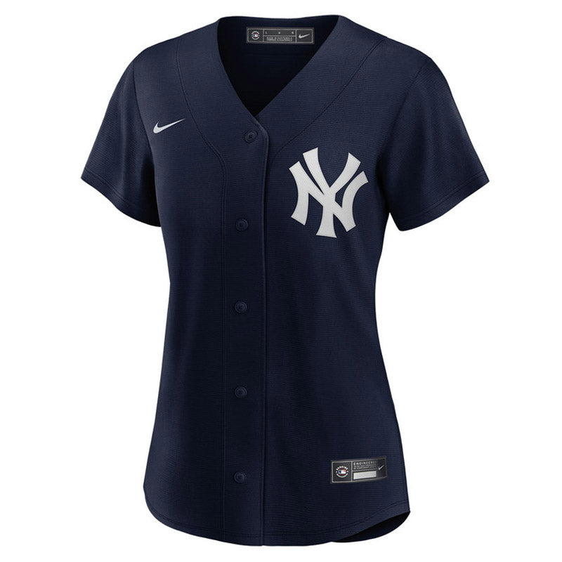 Women's New York Yankees Mariano Rivera Replica Alternate Jersey - Navy - Sports Wear Jersey - PersonalJerseys