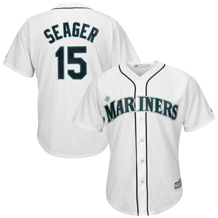 Kyle Seager Seattle Mariners Majestic Cool Base Player Jersey - White - Friend Lounge Store - Shop for All Things Jerseys Sports - PersonalJerseys