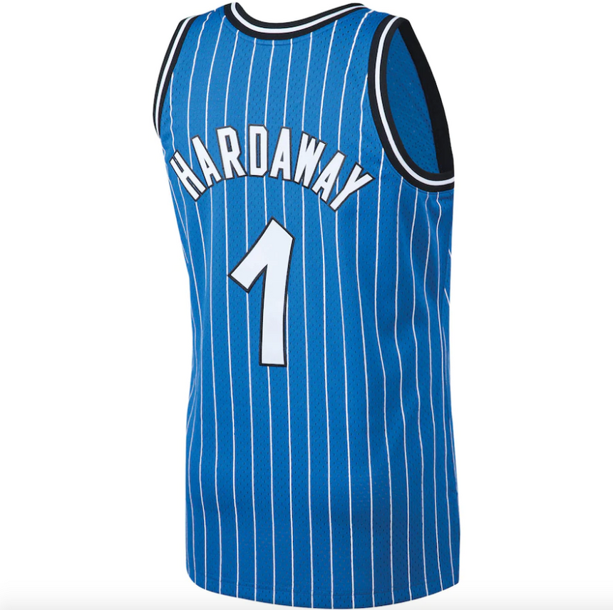 Mens Anfernee 'Penny' Hardaway Orlando Magic Mitchell & Ness Blue 1994-95 Hardwood Classics Swingman Jersey - Sports Wear Jersey - PersonalJerseys