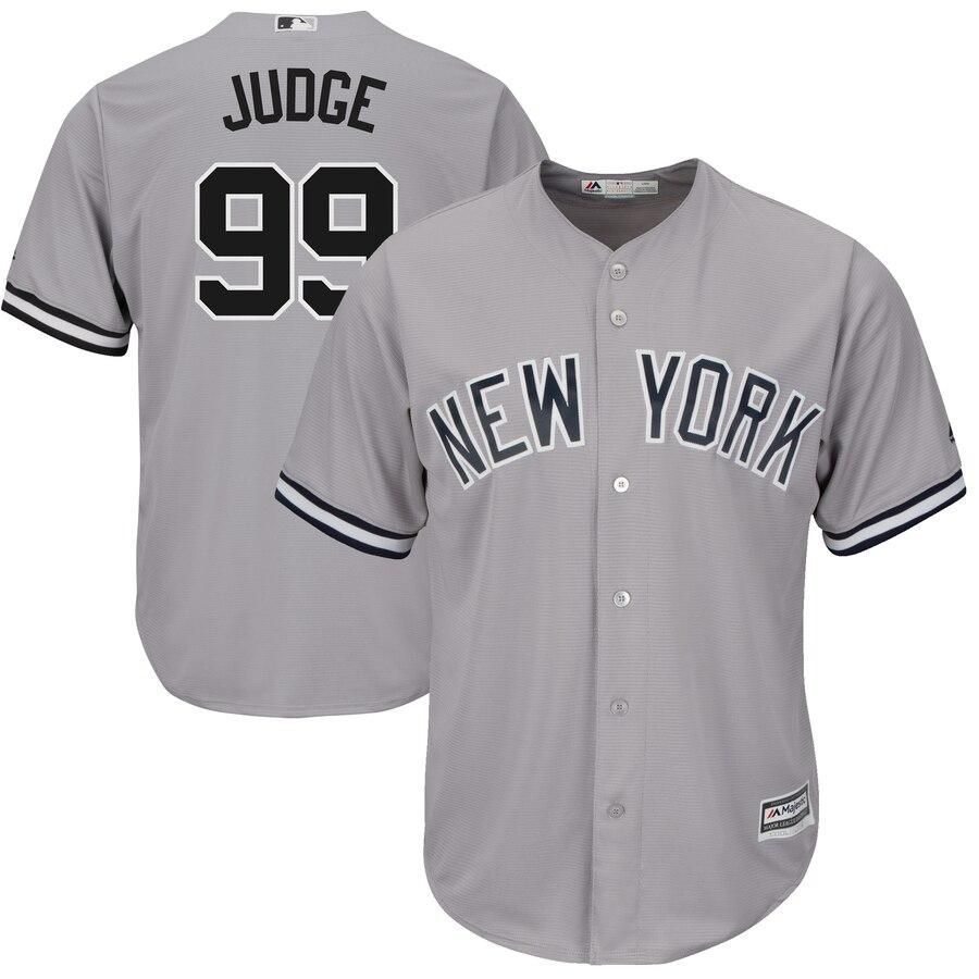 Aaron Judge New York Yankees Majestic Big And Tall Cool Base Player Jersey - Gray - Friend Lounge Store - Shop for All Things Jerseys Sports - PersonalJerseys