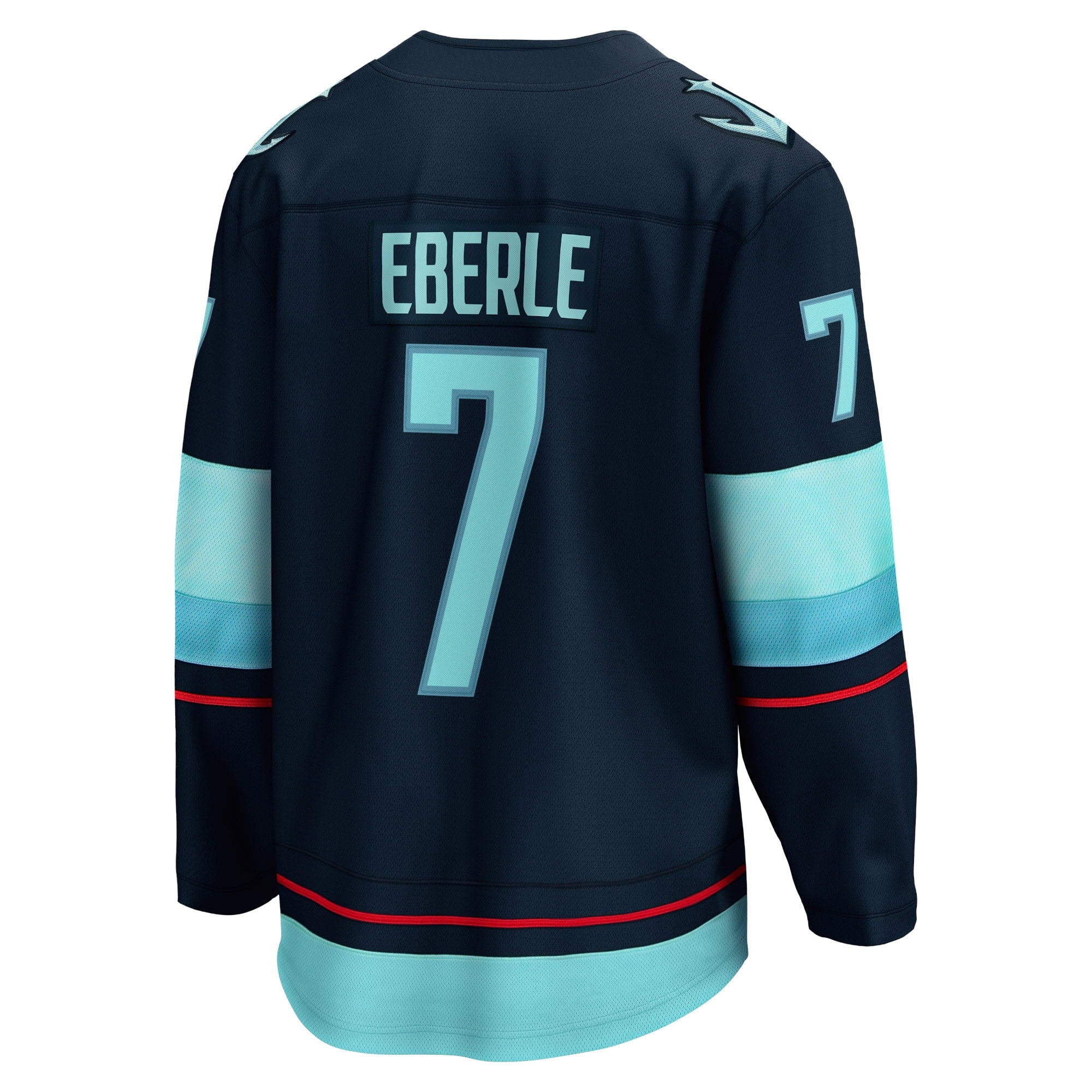Men's Fanatics Branded Jordans Eberle Deep Sea Blue Seattle Kraken Home Premier Breakaway Player Jersey - PersonalJerseys